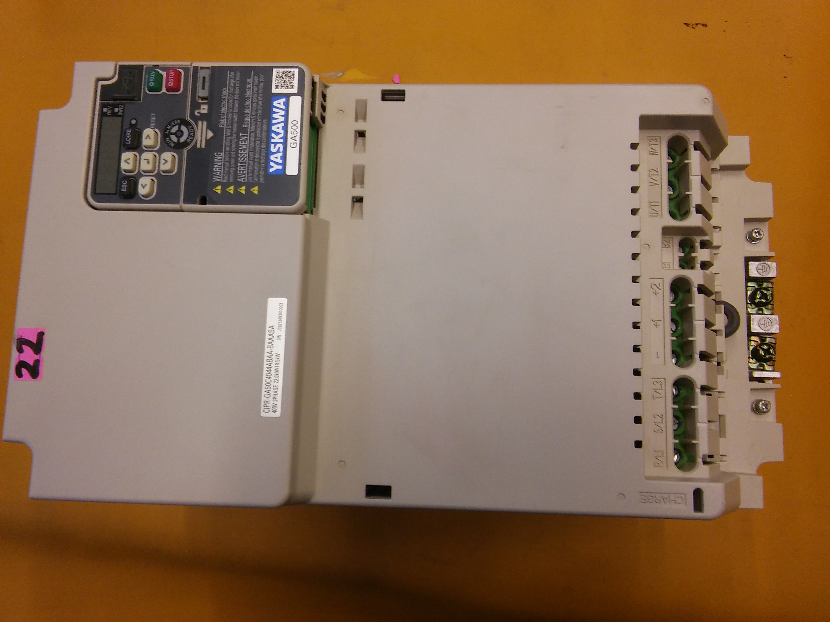 YASKAWA CIPR-GA50C4044ABAA BAAASA GA500 22KW VECTOR SÜRÜCÜ