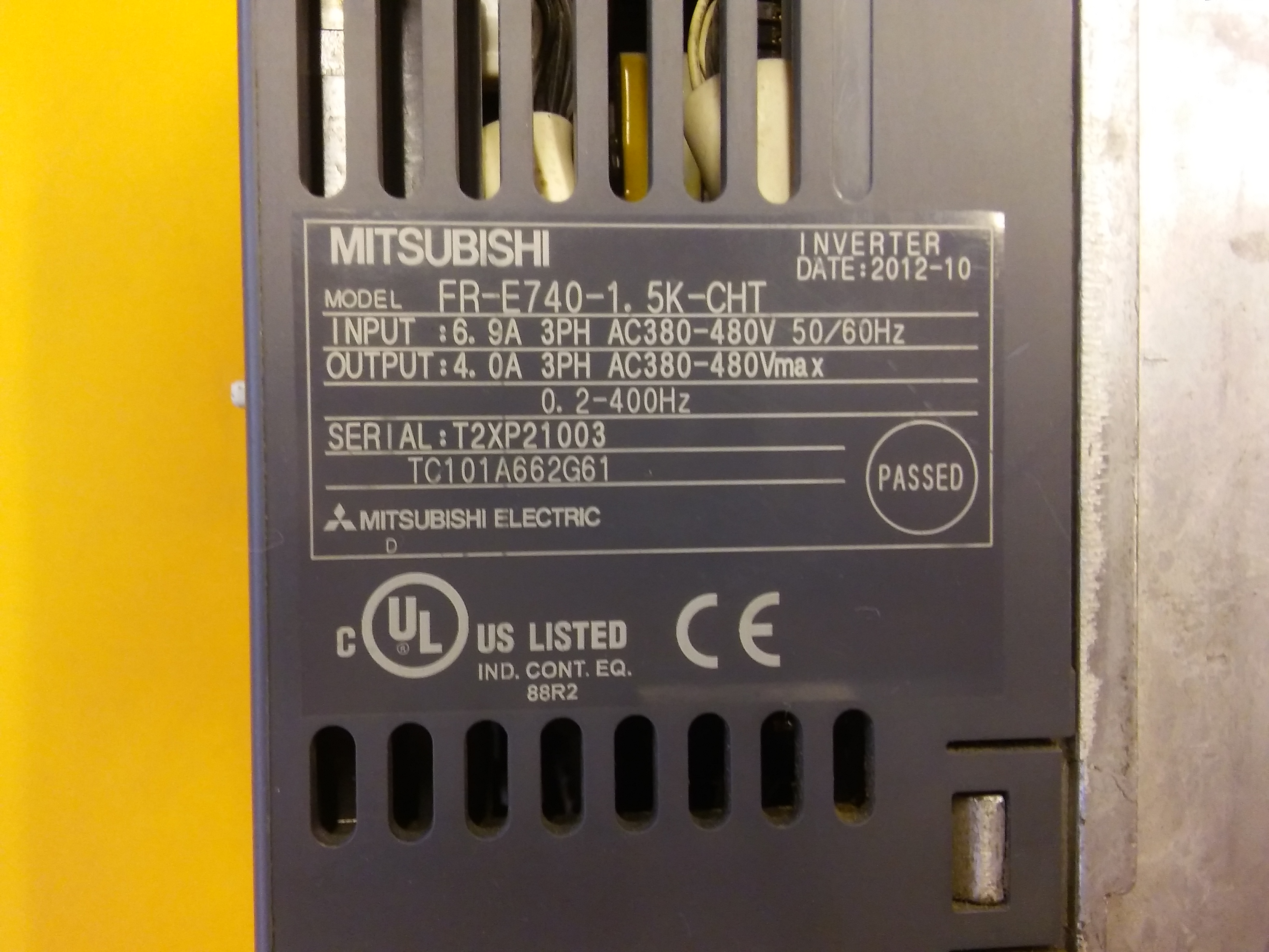 MITSUBISHI FR-E740-1.5K-CHT FR-E740-1 5K-CHT 1,5KW INPUT 380V SÜRÜCÜ