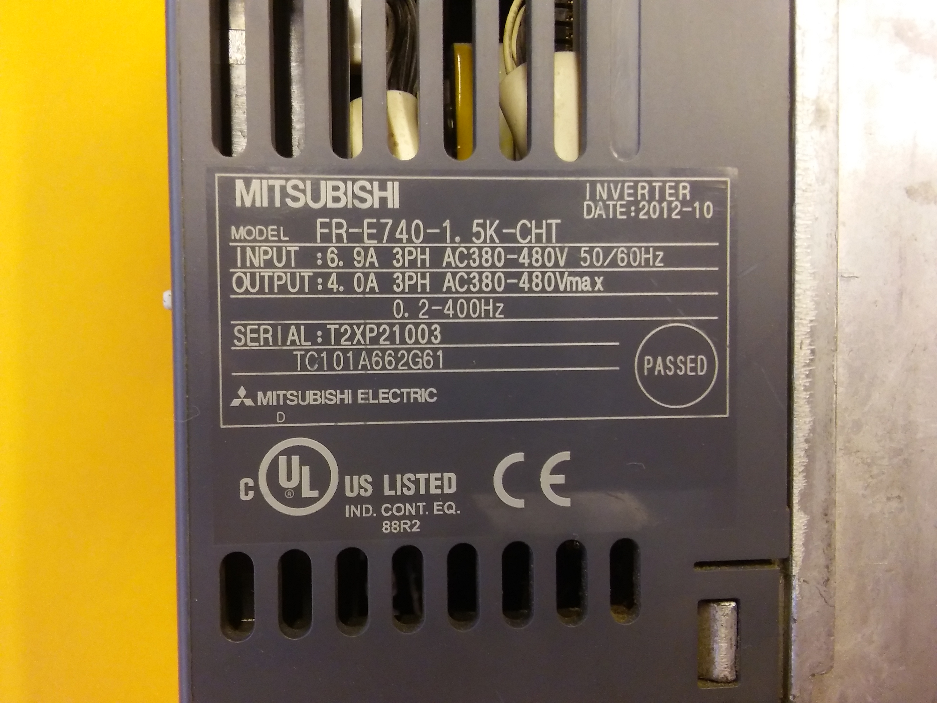 MITSUBISHI FR-E740-1.5K-CHT FR-E740-1 5K-CHT 1,5KW INPUT 380V SÜRÜCÜ