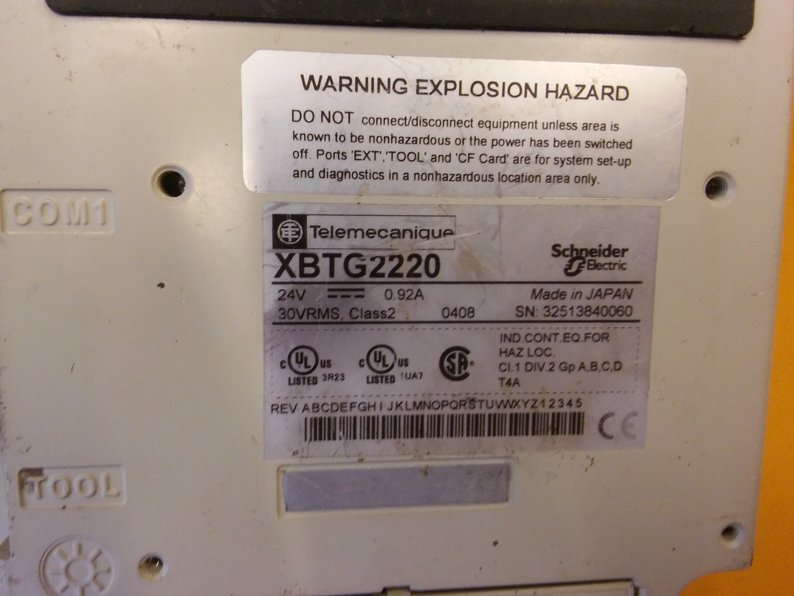TELEMECANİQUE XBTG2220 MAGELİS DOKUNMATİK PANEL