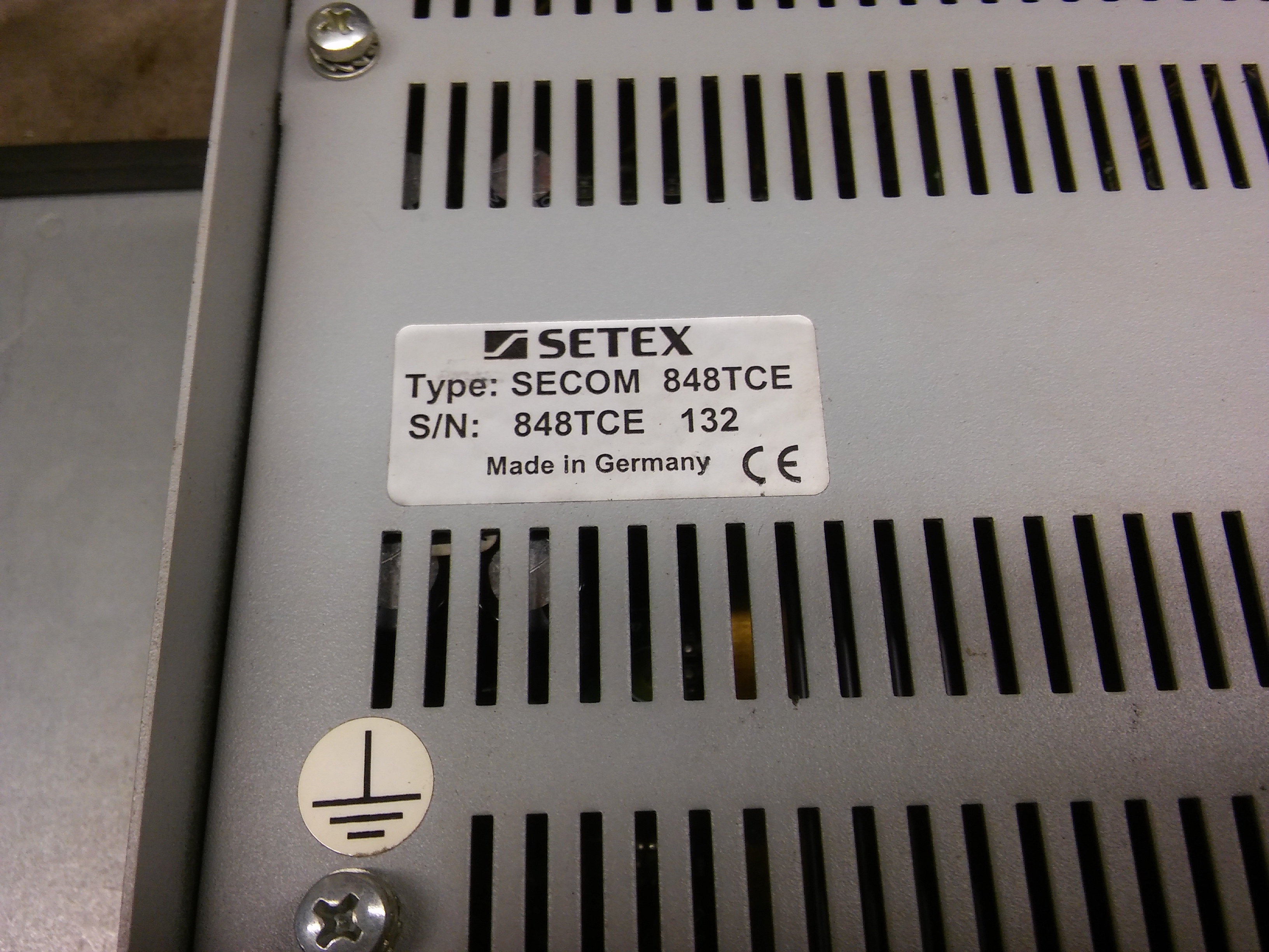 SECOM 848TCE SETEX 848TCE