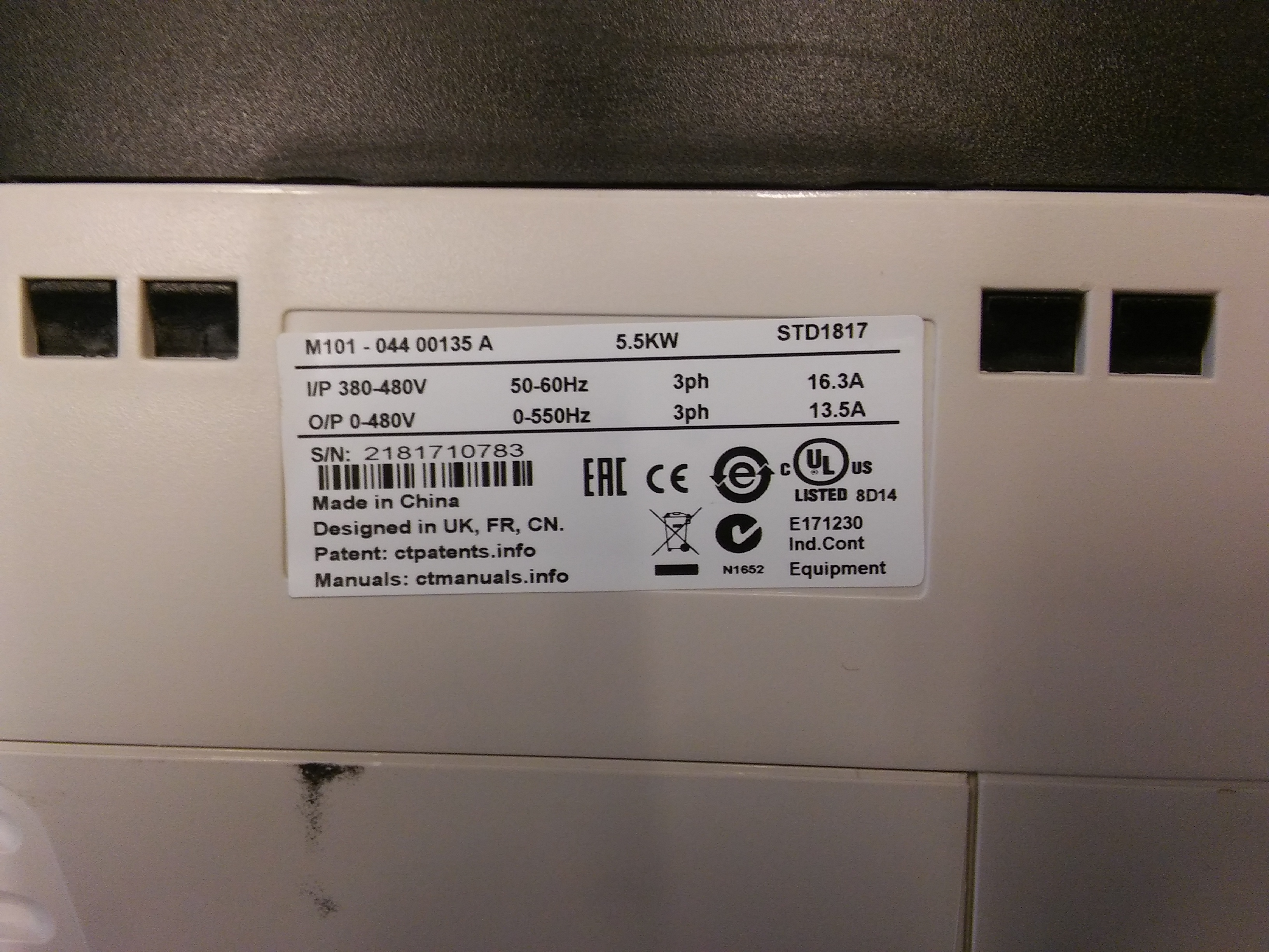 M101-044 00135 A EMERSON M101-04400135A