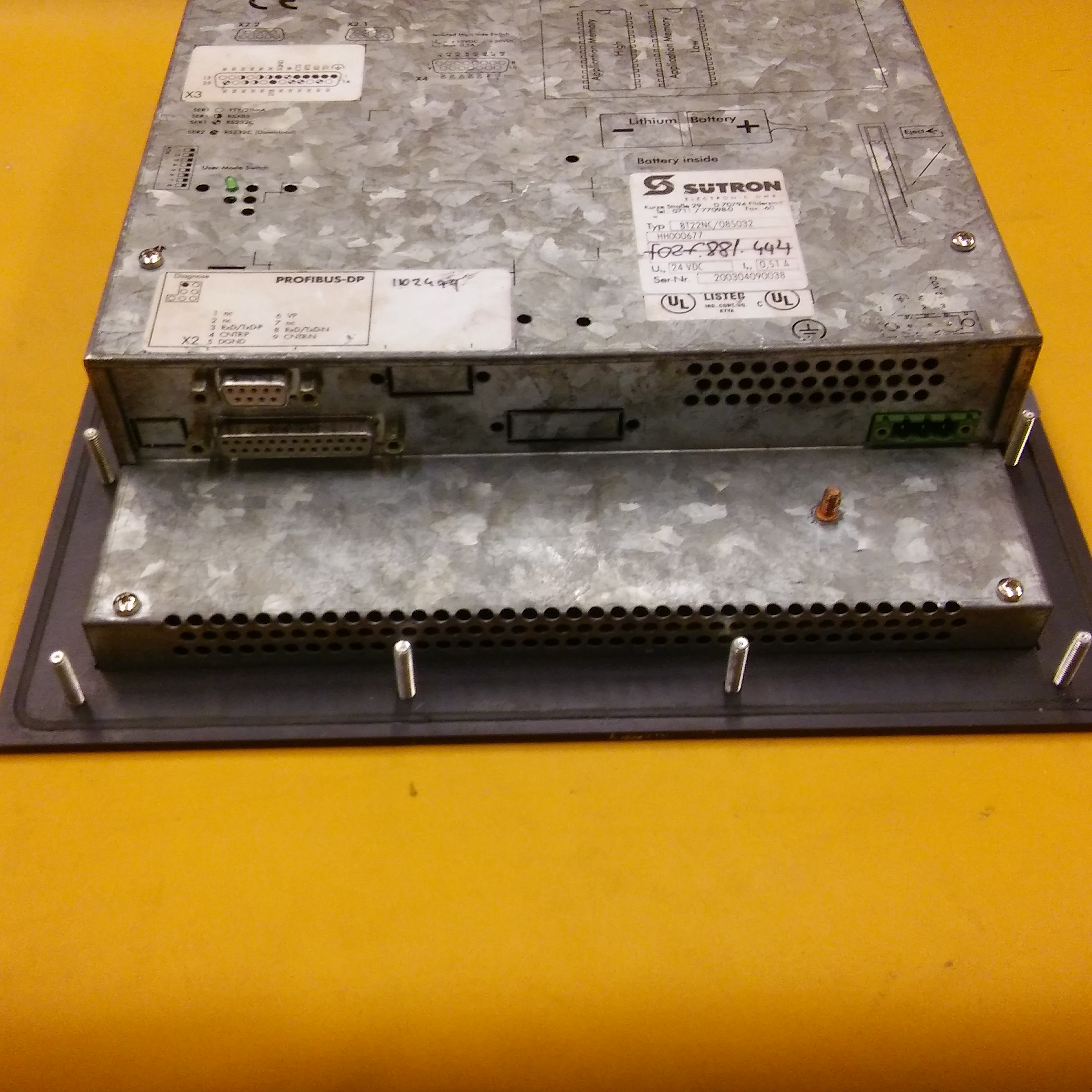 SÜTRON BT22NC BT 22 NC  085032 BT 22 OPARATÖR PANEL