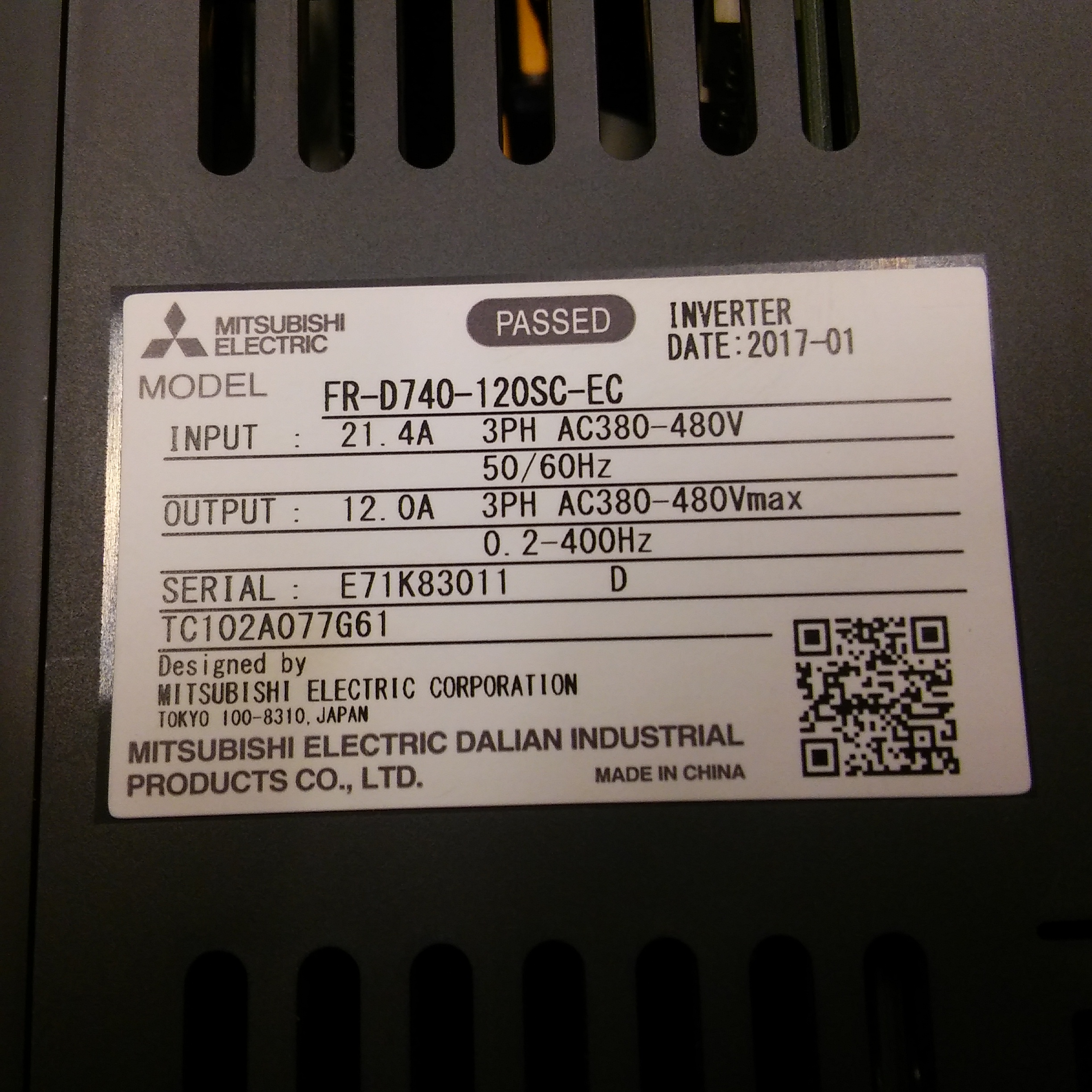 FR-D740-120SC-EC MİTSUBİSHİ