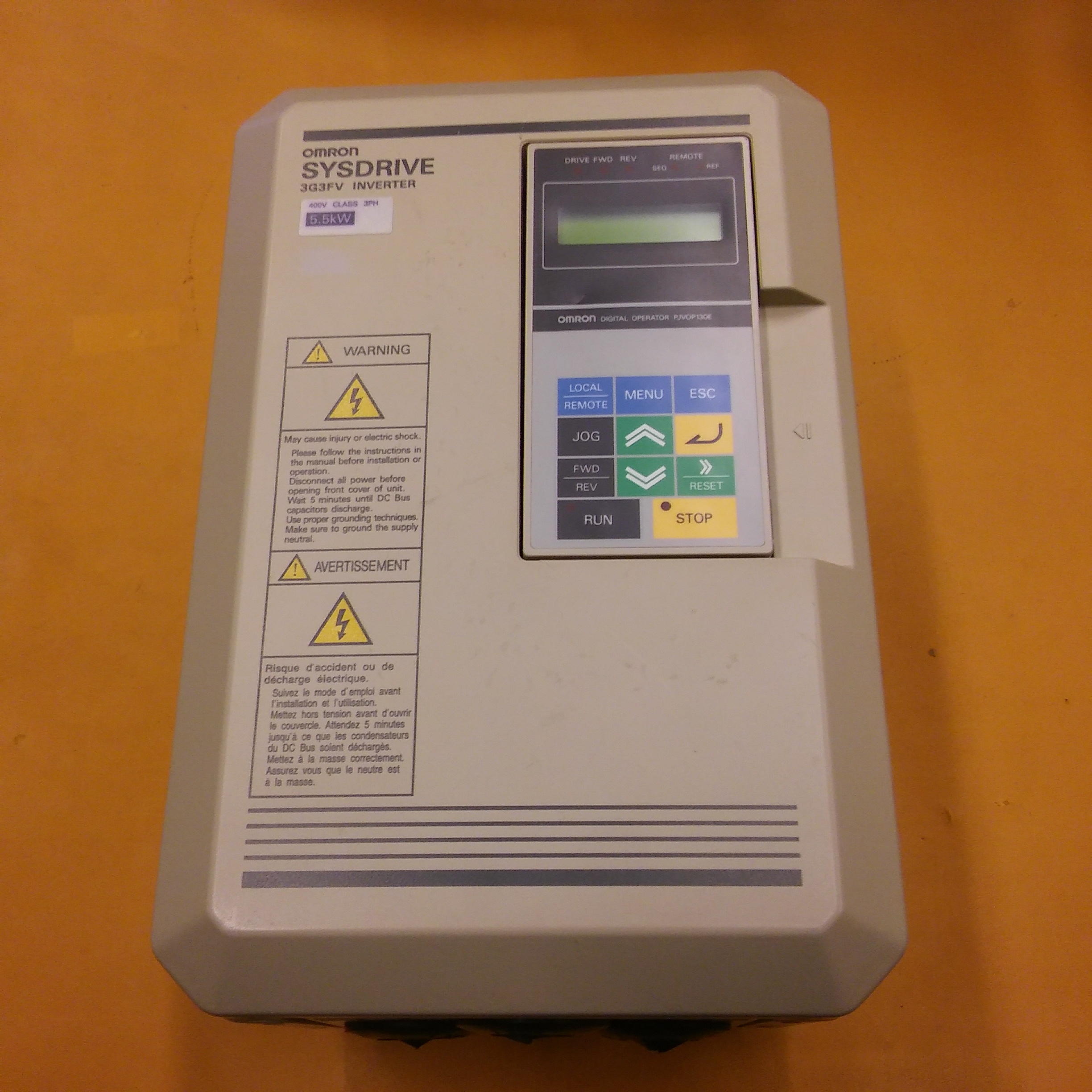 OMRON 3G3FV-A4055-CUE  3G3FU 3G3FU-A4055-CUE SYSDDRIVE 3G3FV INVERTER 5,5KW SÜRÜCÜ