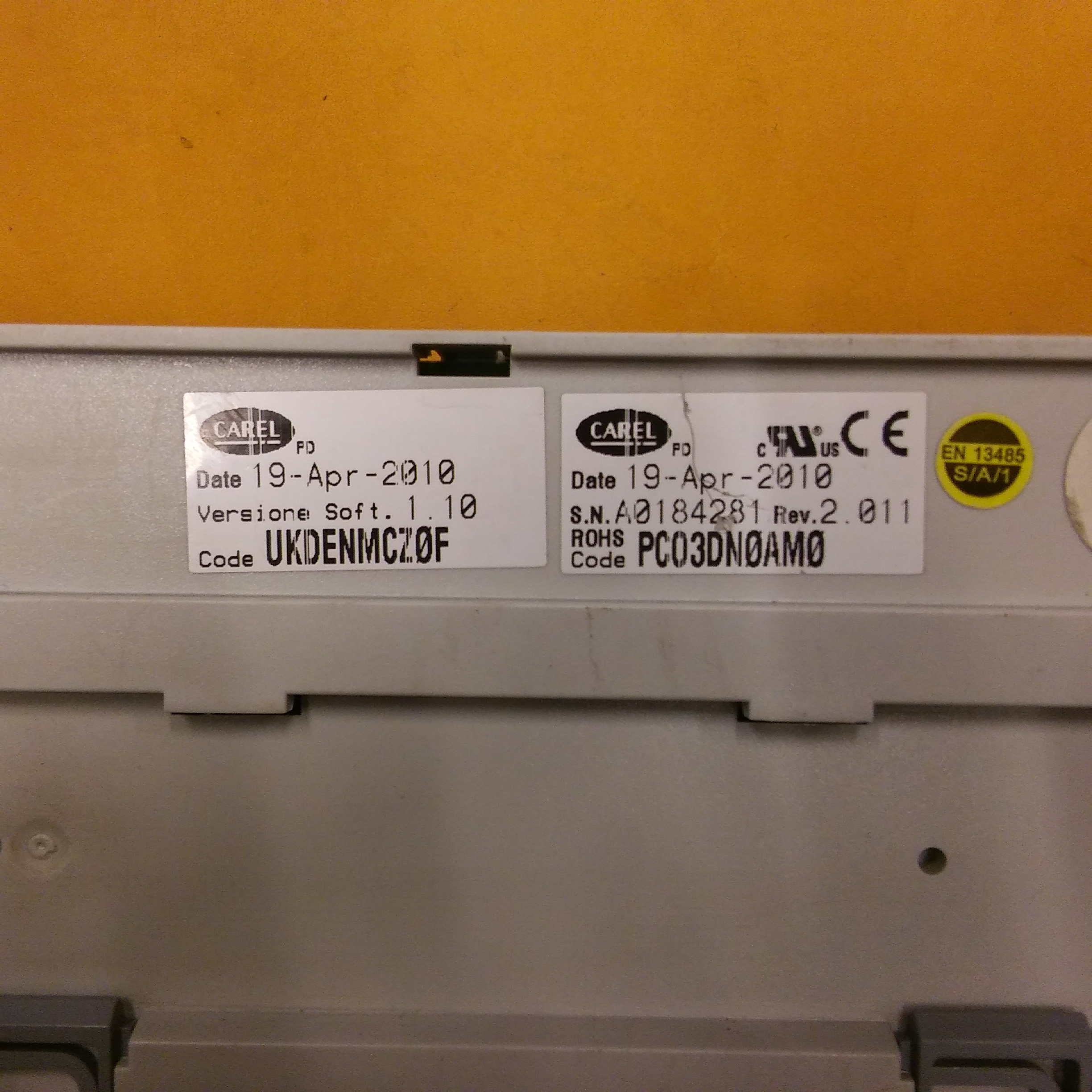 CAREL UKDENMCZ0F PCO3DN0AM0 C3-05 KONTROL KARTI