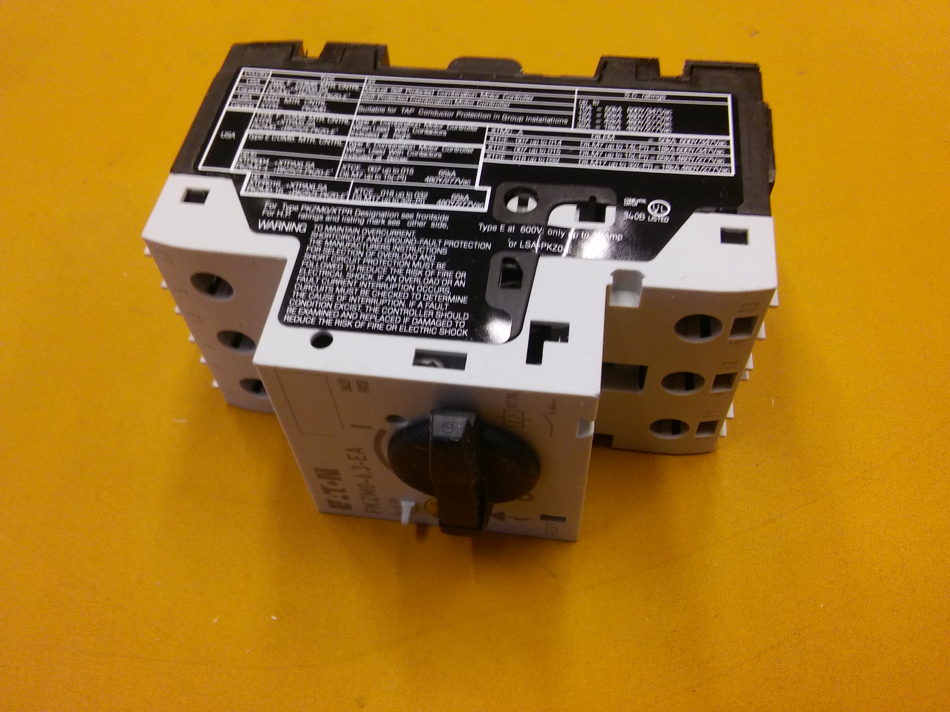 EATON PKZM0-6,3-EA Y7-189902 4,0-6,3A MOTOOR KORUMA ŞALTER TİPİ