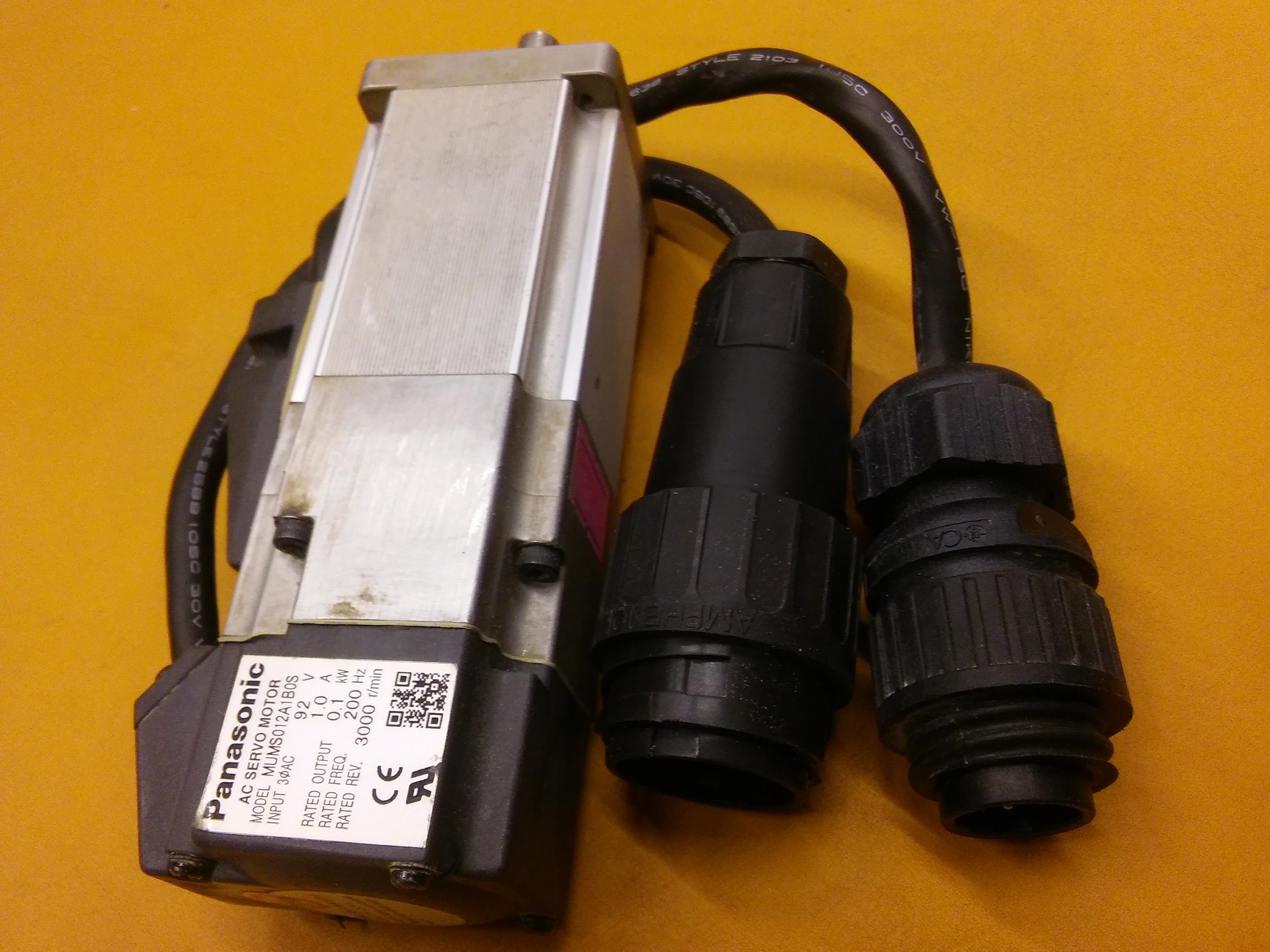 PANASONİC MUMS012A1B0S MUMS 0,1KW 3000R FRENLİ AC SERVO MOTOR