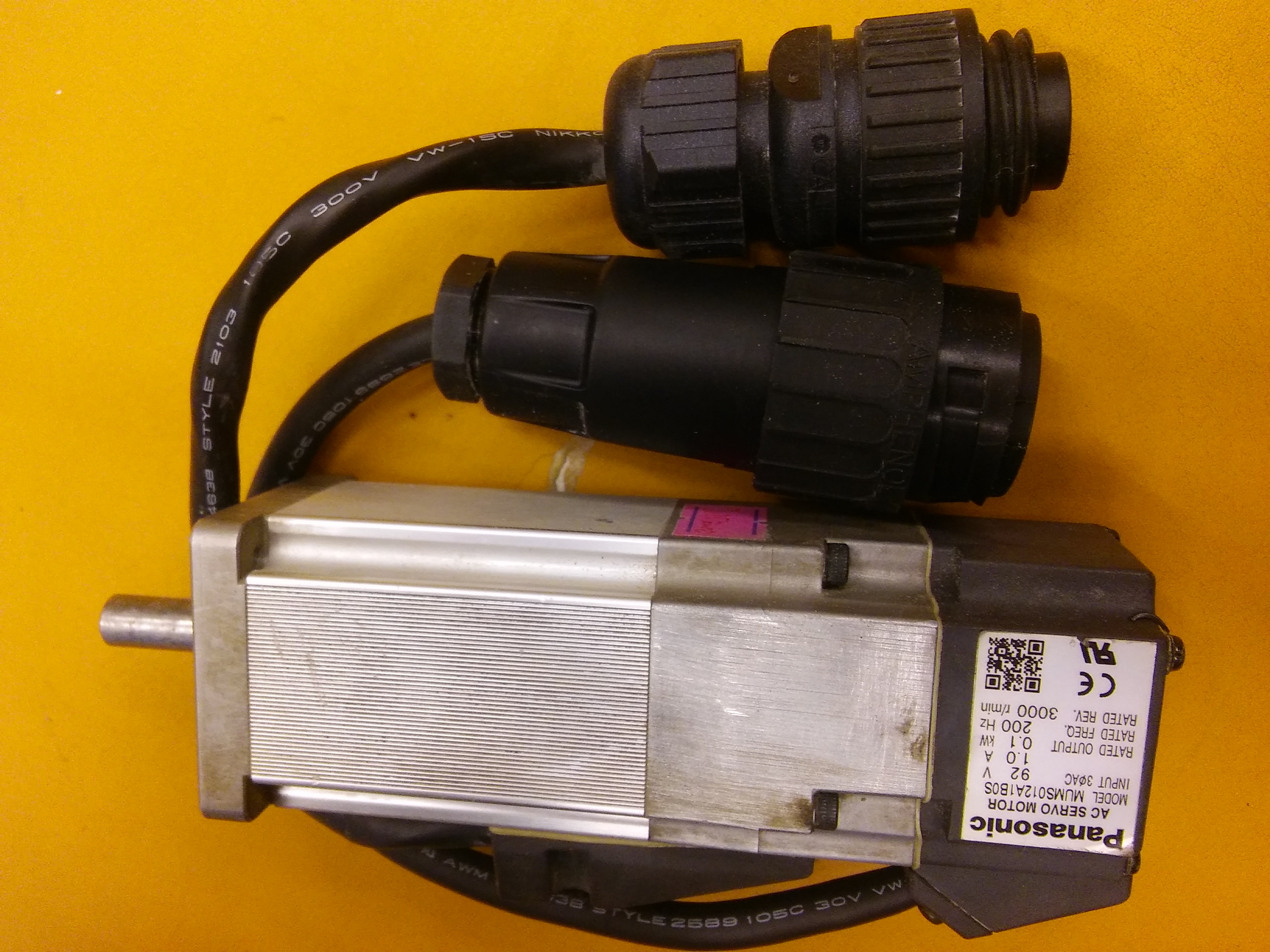PANASONİC MUMS012A1B0S MUMS 0,1KW 3000R FRENLİ AC SERVO MOTOR