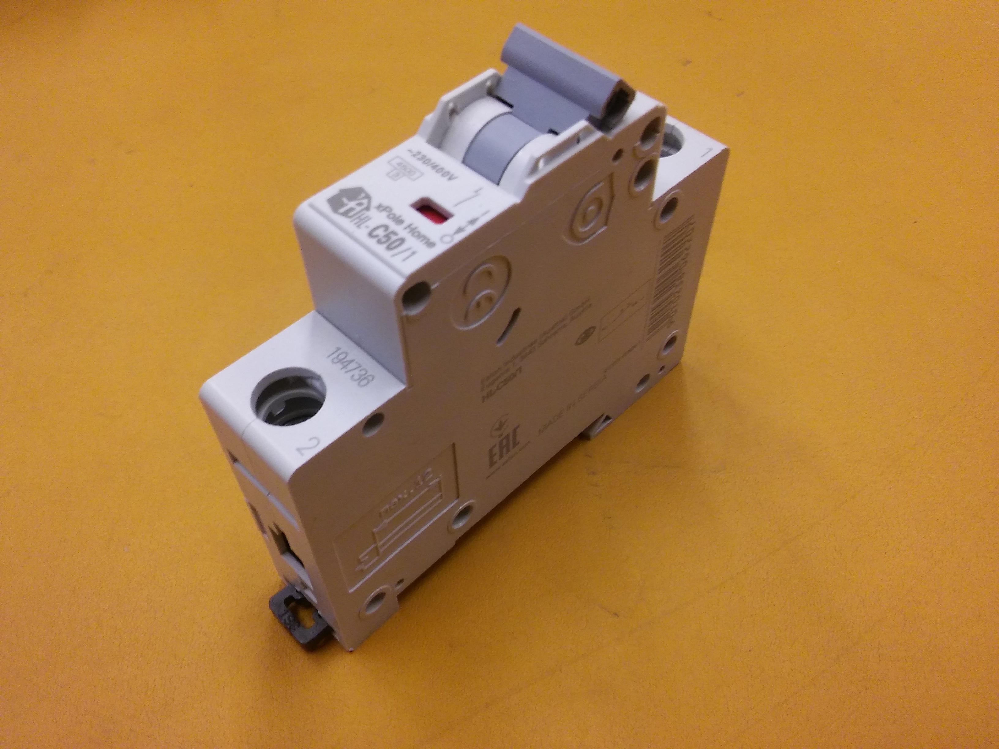 EATON HL-C50-1 194736 HL-C50 1X50A OTOMATİK SİGORTA