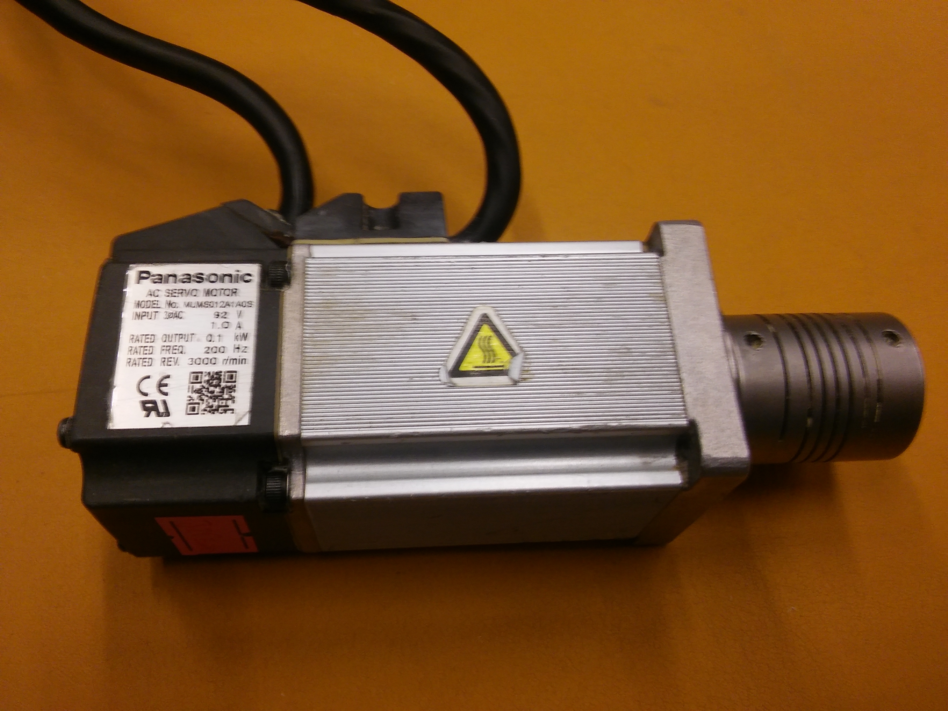 PANASONİC MUMS012A1A0S 0,1KW 3000R AC SERVO MOTOR