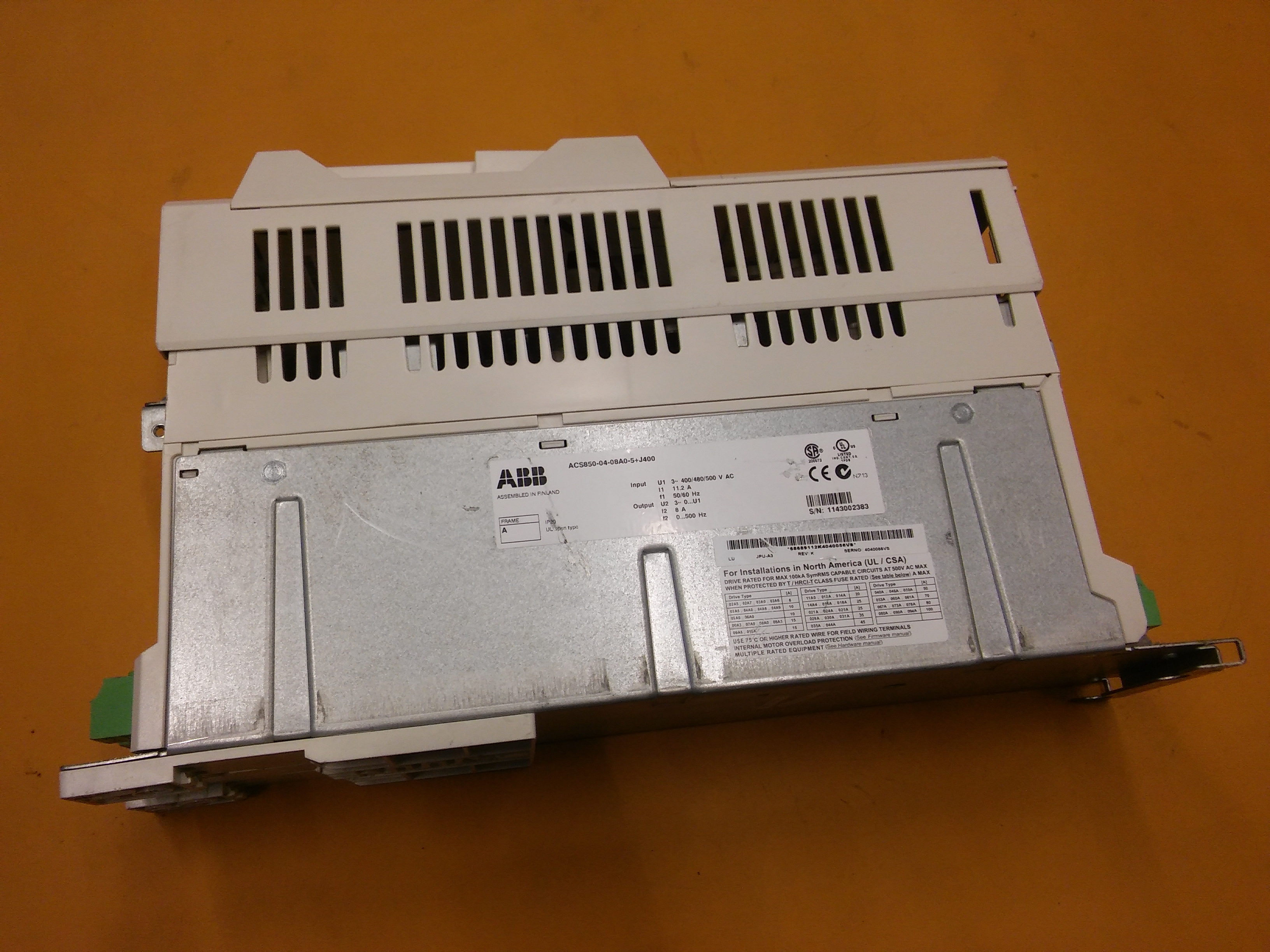 ACS850-04-08A0-5+J400 ACS850-04-08A0-5 ABB