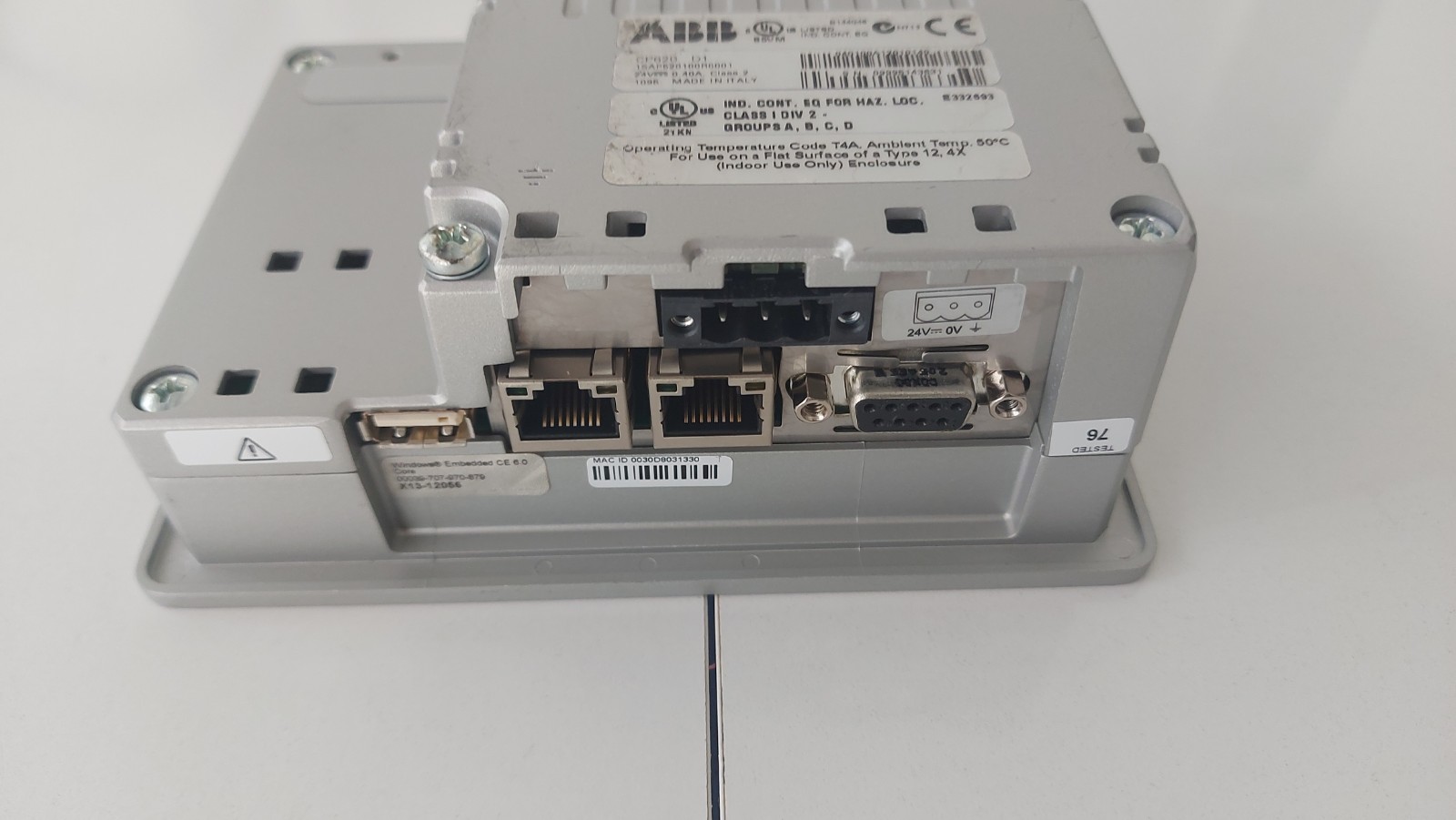 ABB 1SAP520100R0001 CP620 D1 CP620-D1 CP 620 OPERATÖR PANEL
