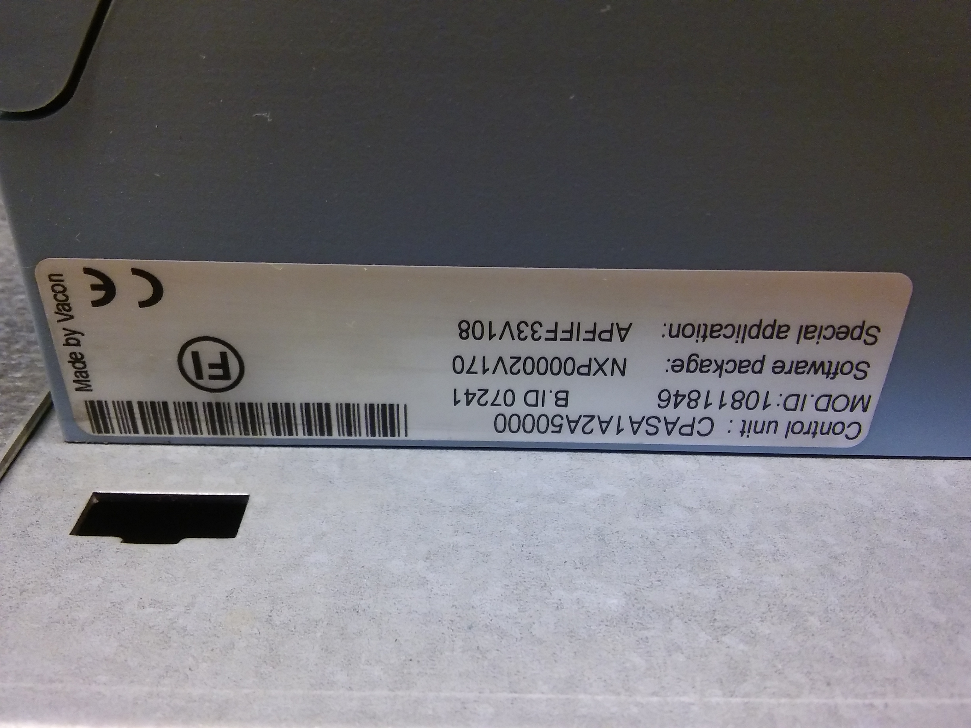 VACON PA003852H1SSS NXP00385A2 CPASA1A2A5 15KW SÜRÜCÜ