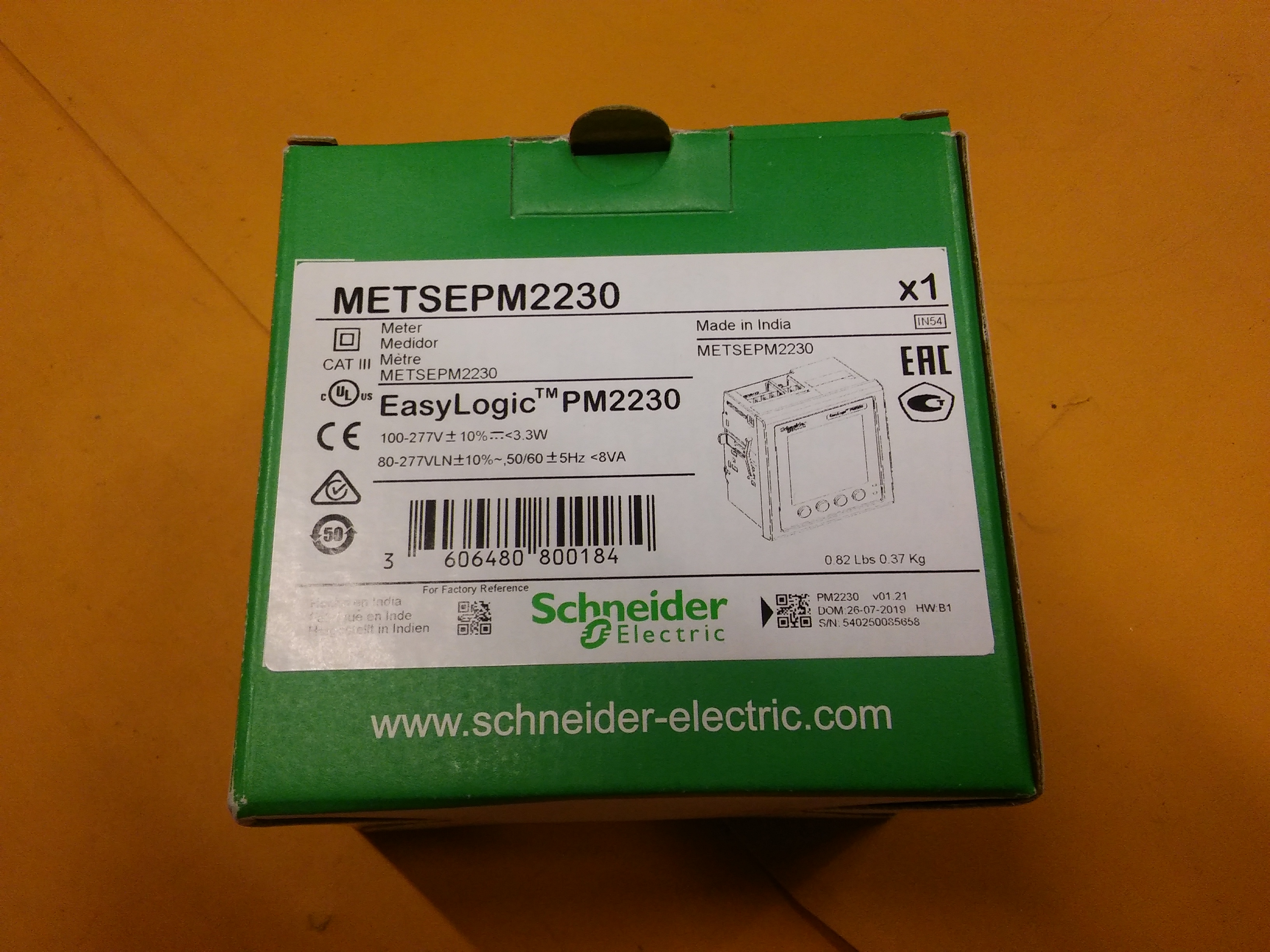 SCHNEİDER METSEPM2230 PM2230 LCD RS485 MİN-MAX RTC 31 HARMONİK VERİ KAYDI MODÜLÜ