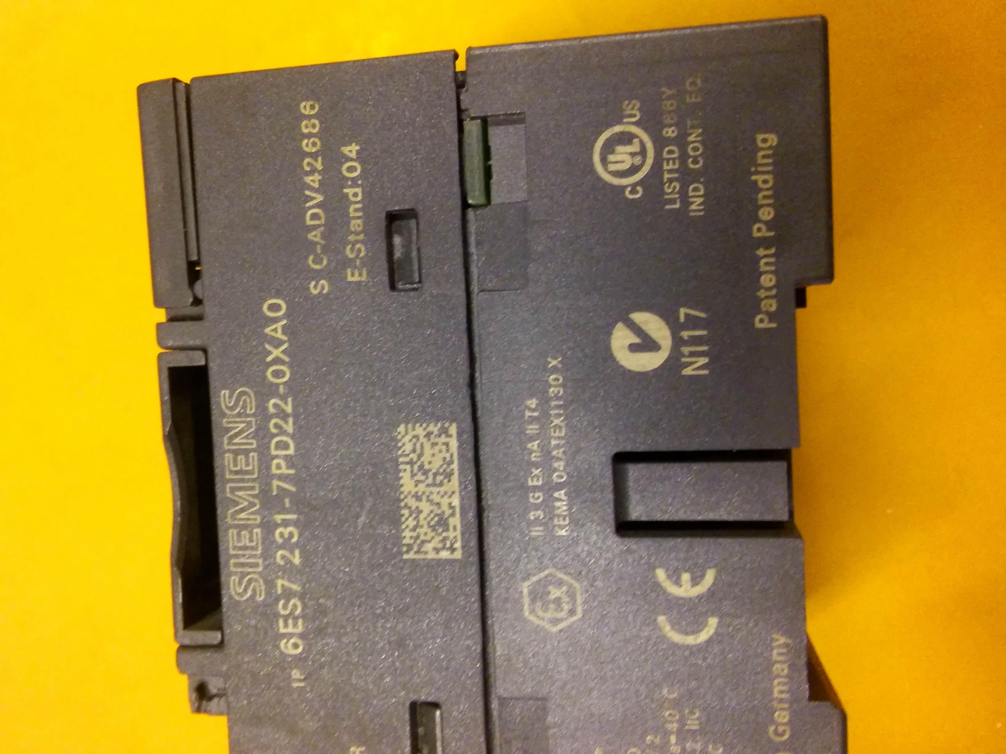 SIEMENS 6ES7 231-7PD22-0XA0 EM231 AI4 X TC PLC EK MODÜL