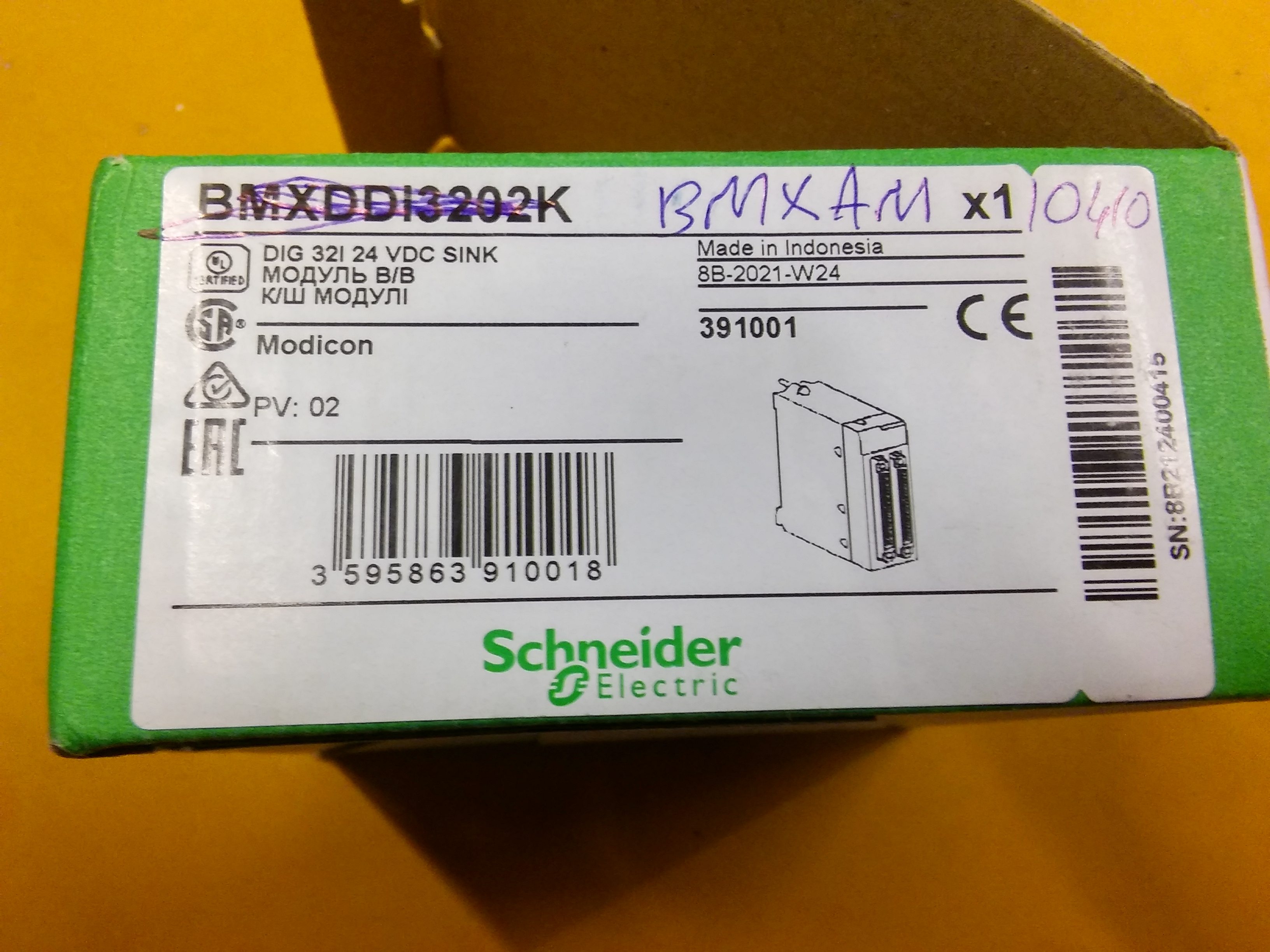 SCHNEİDER BMXAMI0410 MODİCON AMI0410 SIFIR KUTULU PLC ANALOG GİRİŞ MODÜLÜ