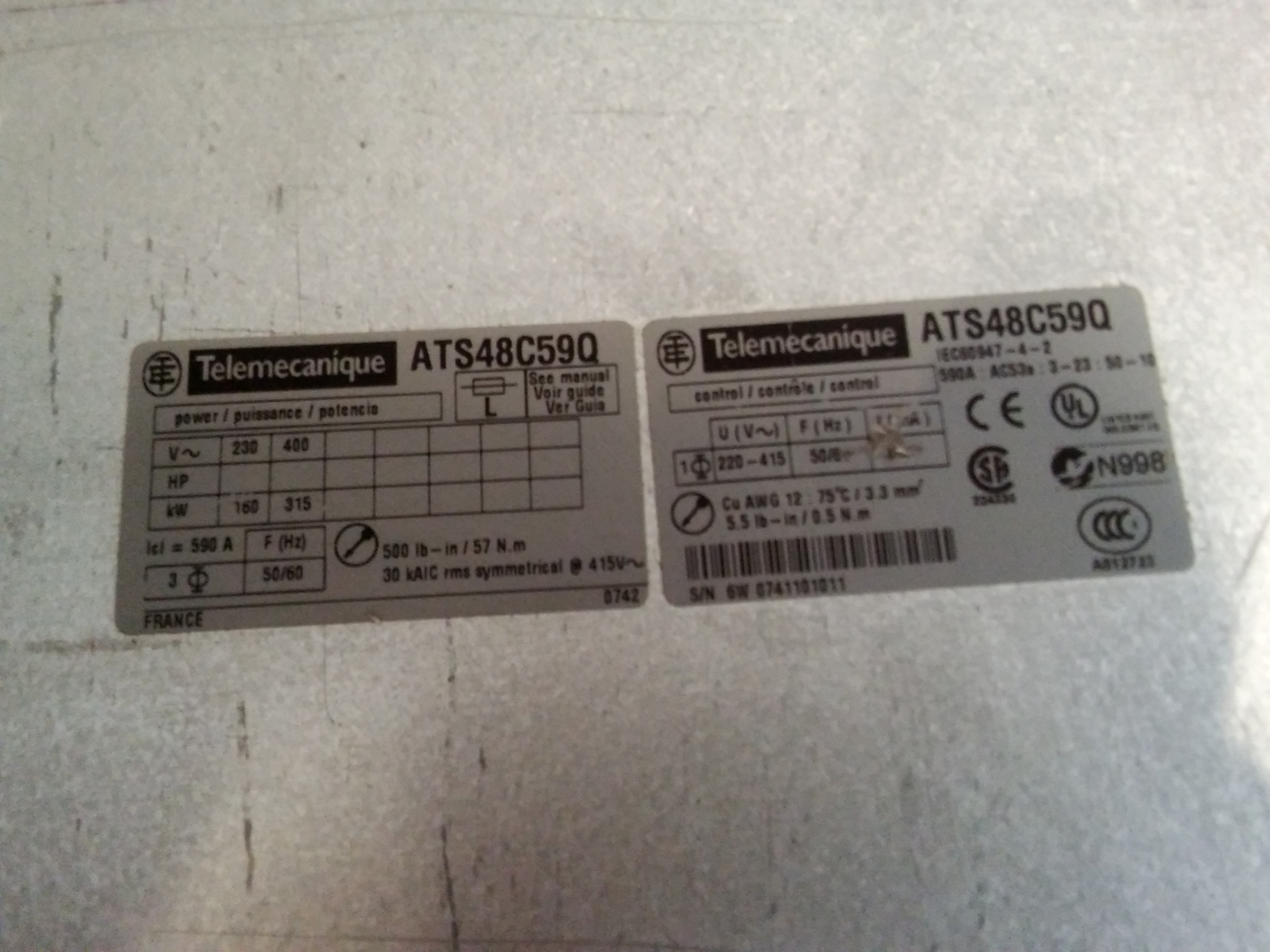 TELEMECANİQUE ATS48C59Q ATS48 315KW SOFT STARTER YUMUŞAK KALKIŞ