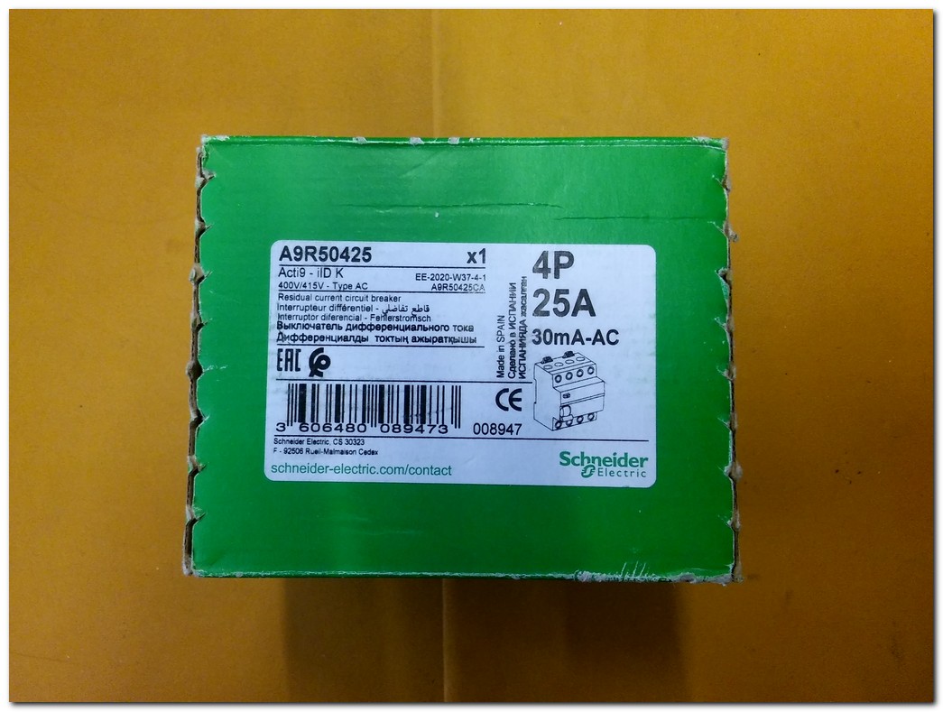 SCHNEİDER A9R50425 SIFIR KUTULU 25A ALÇAK GERİLİM ŞALTER