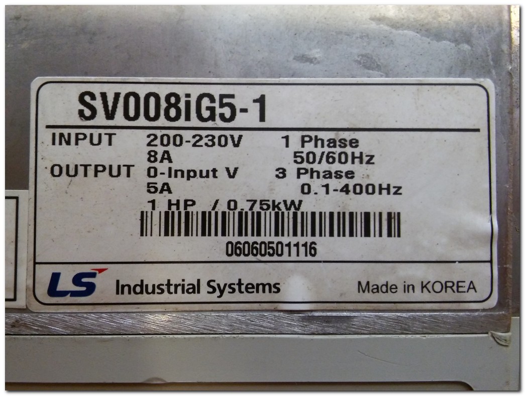 LS SV008İG5-1 0,75KW SÜRÜCÜ İG5 0,75 KW SÜRÜCÜ