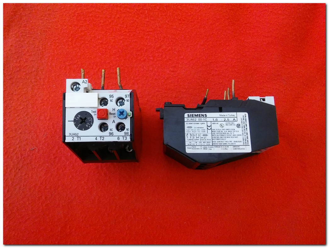 SİEMENS 3UA52 00-1C 1,6-2,5A TERMİK RÖLE