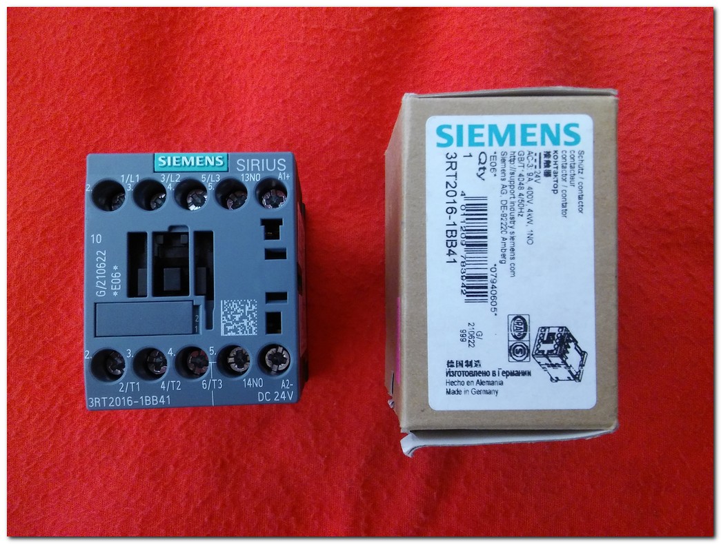 SİEMENS 3RT2016-1BB41 4 KW SIFIR KUTULU KONTAKTÖR