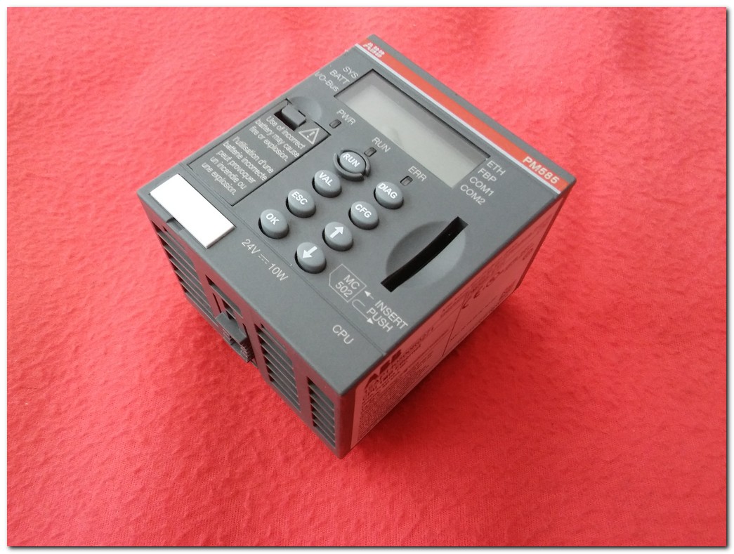ABB PM585-ETH 1SAP140500R0271 PM585 CPU 1MB ETHERNET PLC MODÜL