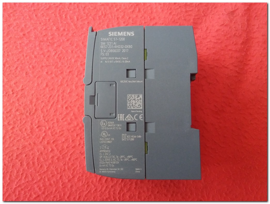 SİEMENS 6ES7 231-4HD32-0XB0 6ES7231-4HD32-0XB0 SM 1231 AI SIMATİC S7-1200 ANALOG GİRİŞ ÇIKIŞ MODÜLÜ