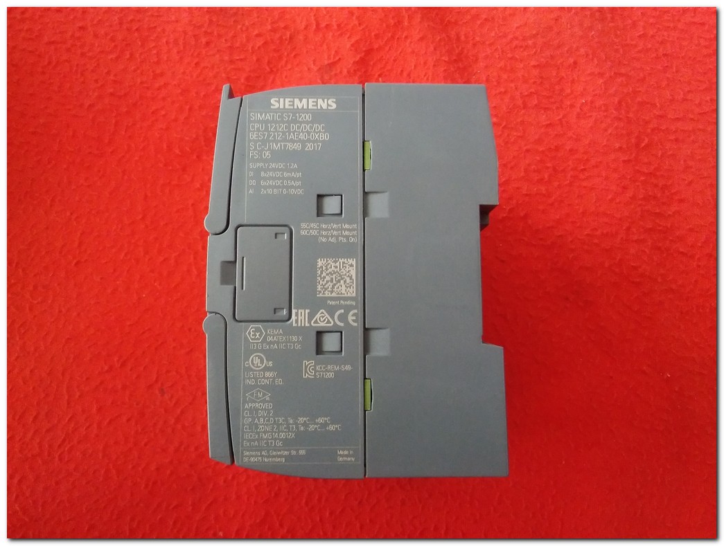 SİEMENS 6ES7 212-1AE40-0XB0 CPU 1212C DC-DC-DC SIMATIC S7-1200 CPU PLC