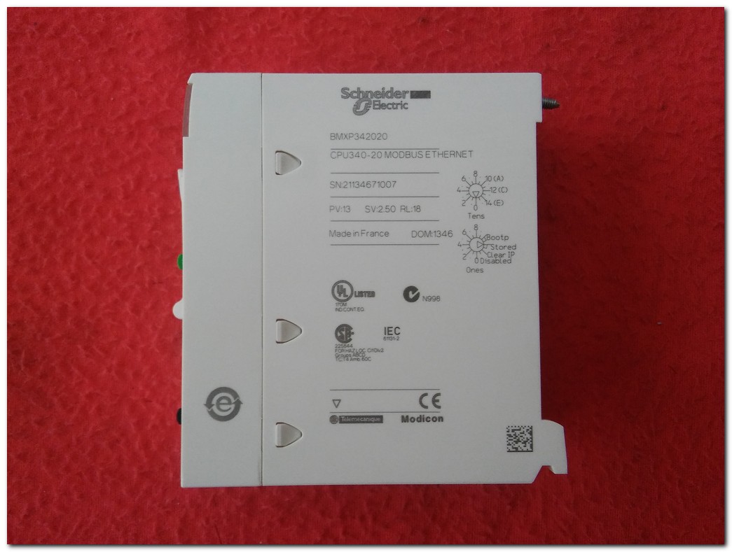 SCHNEİDER BMXP342020 P342020 M340 MODBUS ETHERNET TCP-IP CPU MODÜL