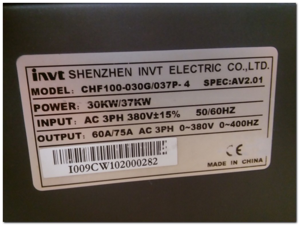 İNVT CHF100-030G 037P-4 37KW SÜRÜCÜ