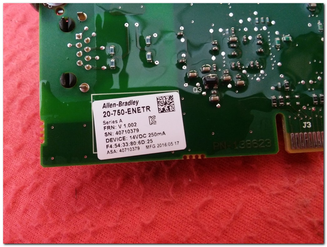 ALLEN BRADLEY 20-750-ENETR POWER FLEX 753 ETHERNET-IP MODÜL 