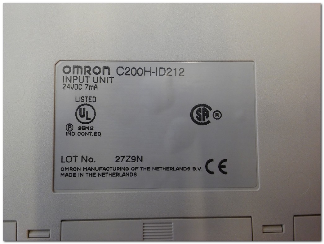 OMRON C200H-ID212 ID212 CH INPUT UNIT 24VDC 7MA PLC EK MODÜL