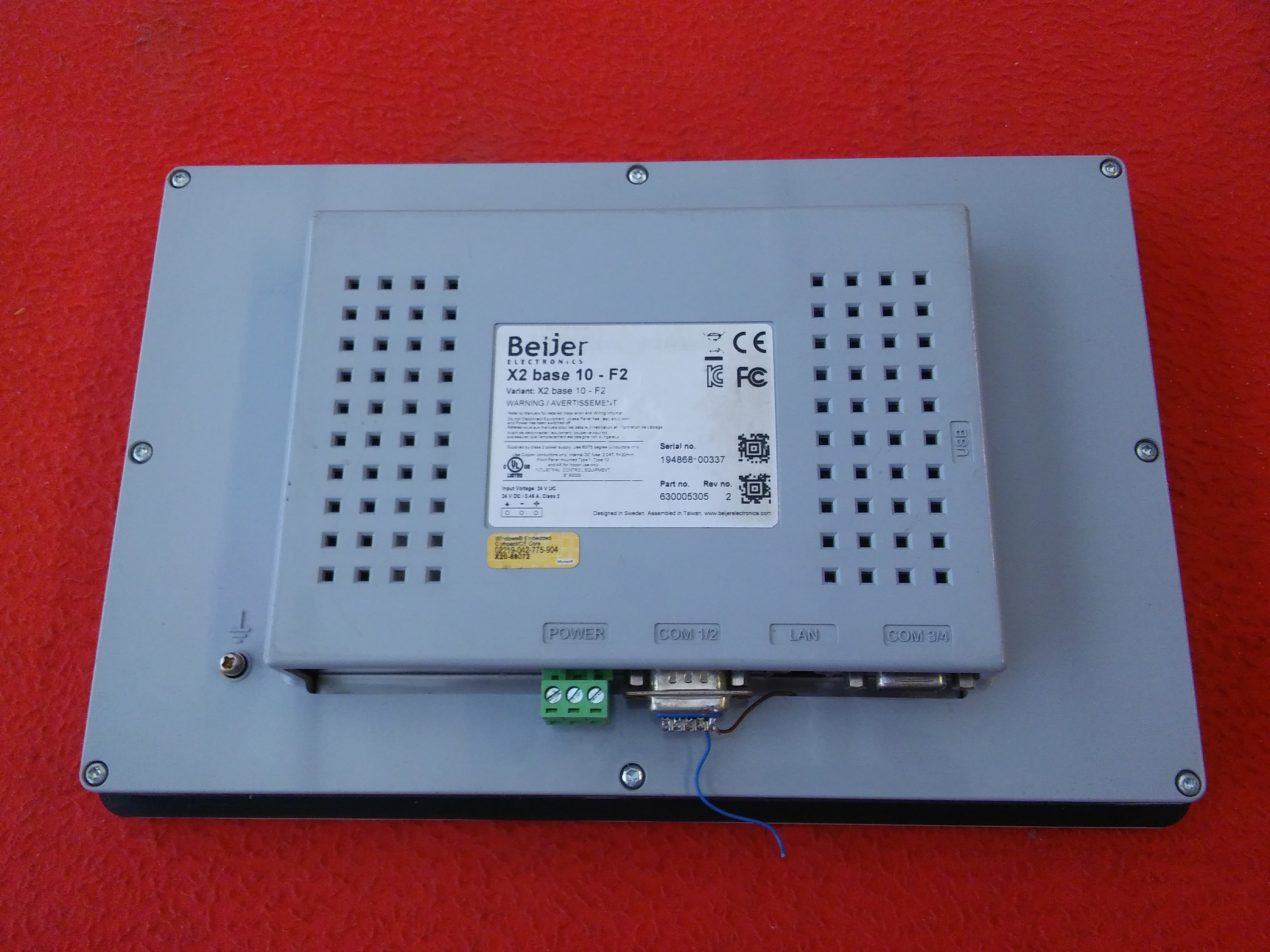 BEİJER X2 BASE 10-F2 10 INC ETHERNET HMI OPARATÖR PANEL