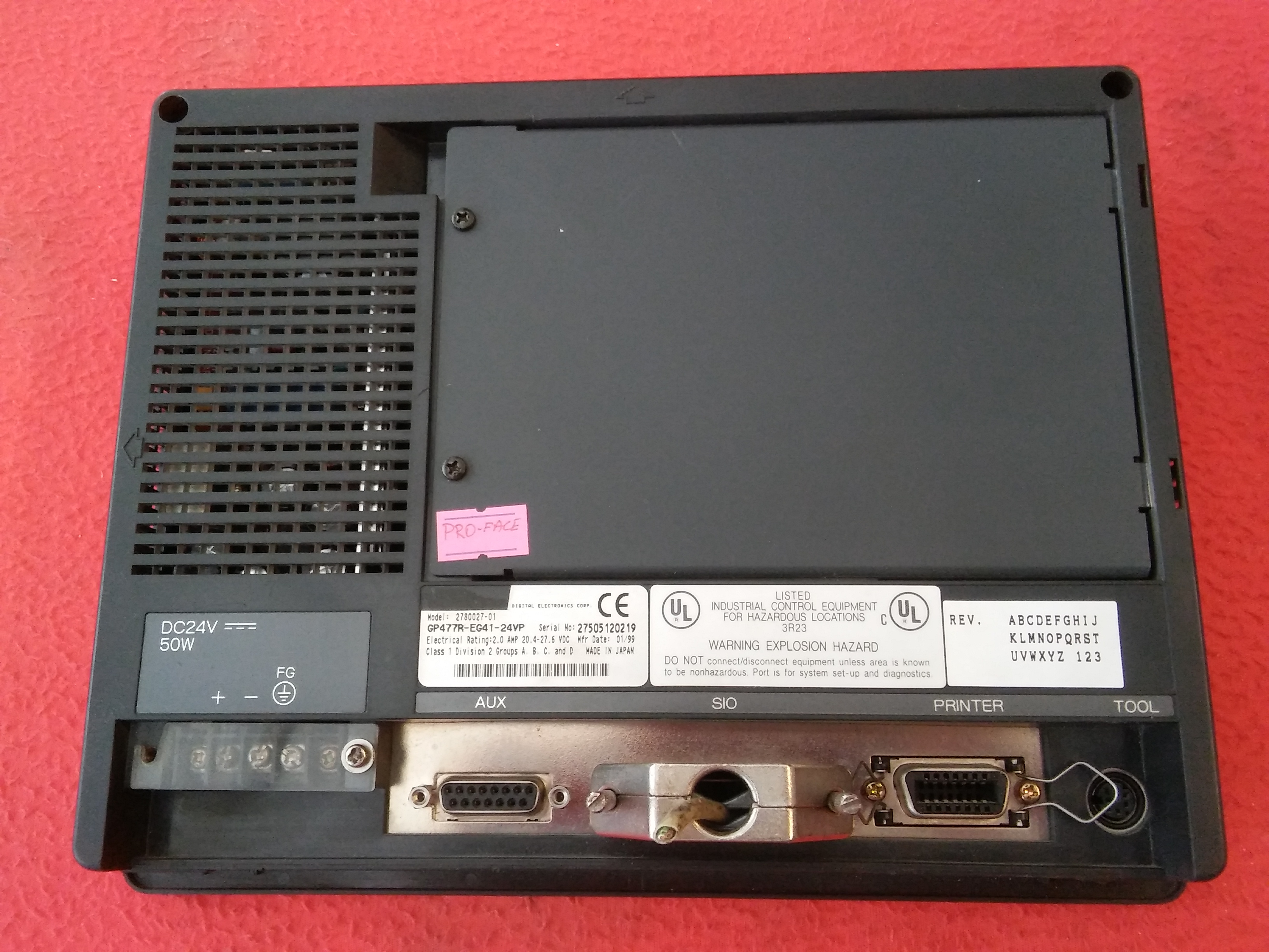 PRO-FACE GP477R-EG41-24VP 2780027-01 HMI OPARATÖR PANEL