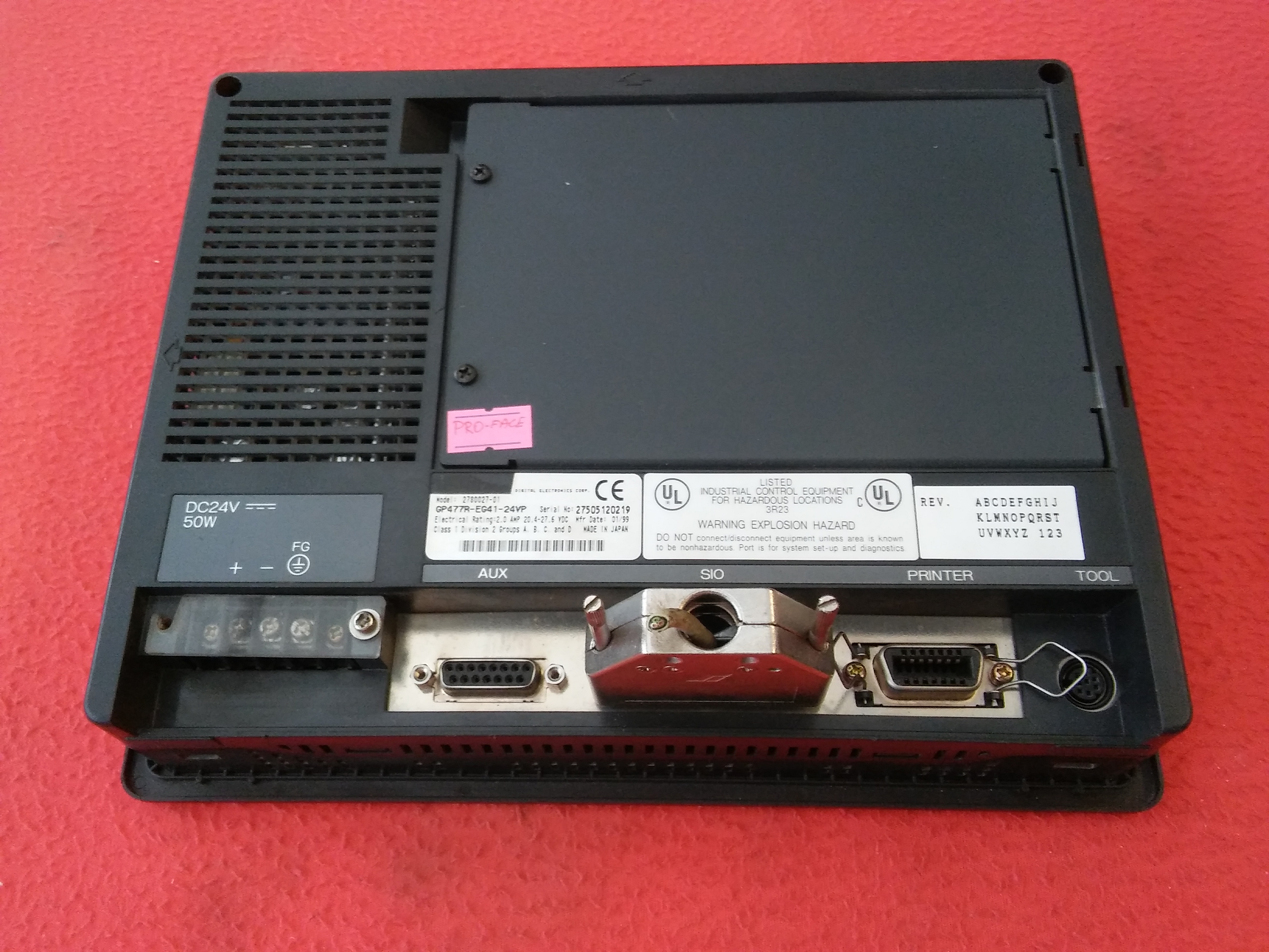 PRO-FACE GP477R-EG41-24VP 2780027-01 HMI OPARATÖR PANEL