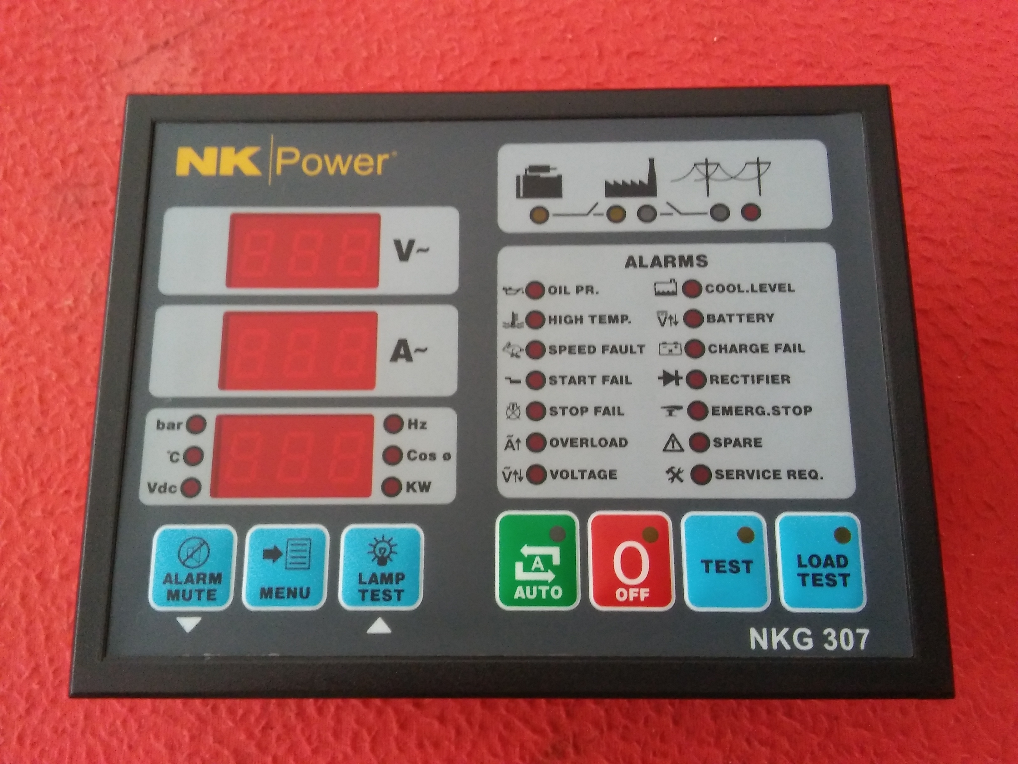 NK POWER DKG-307 NKG 307 JENERATÖR KONTROL PANELİ