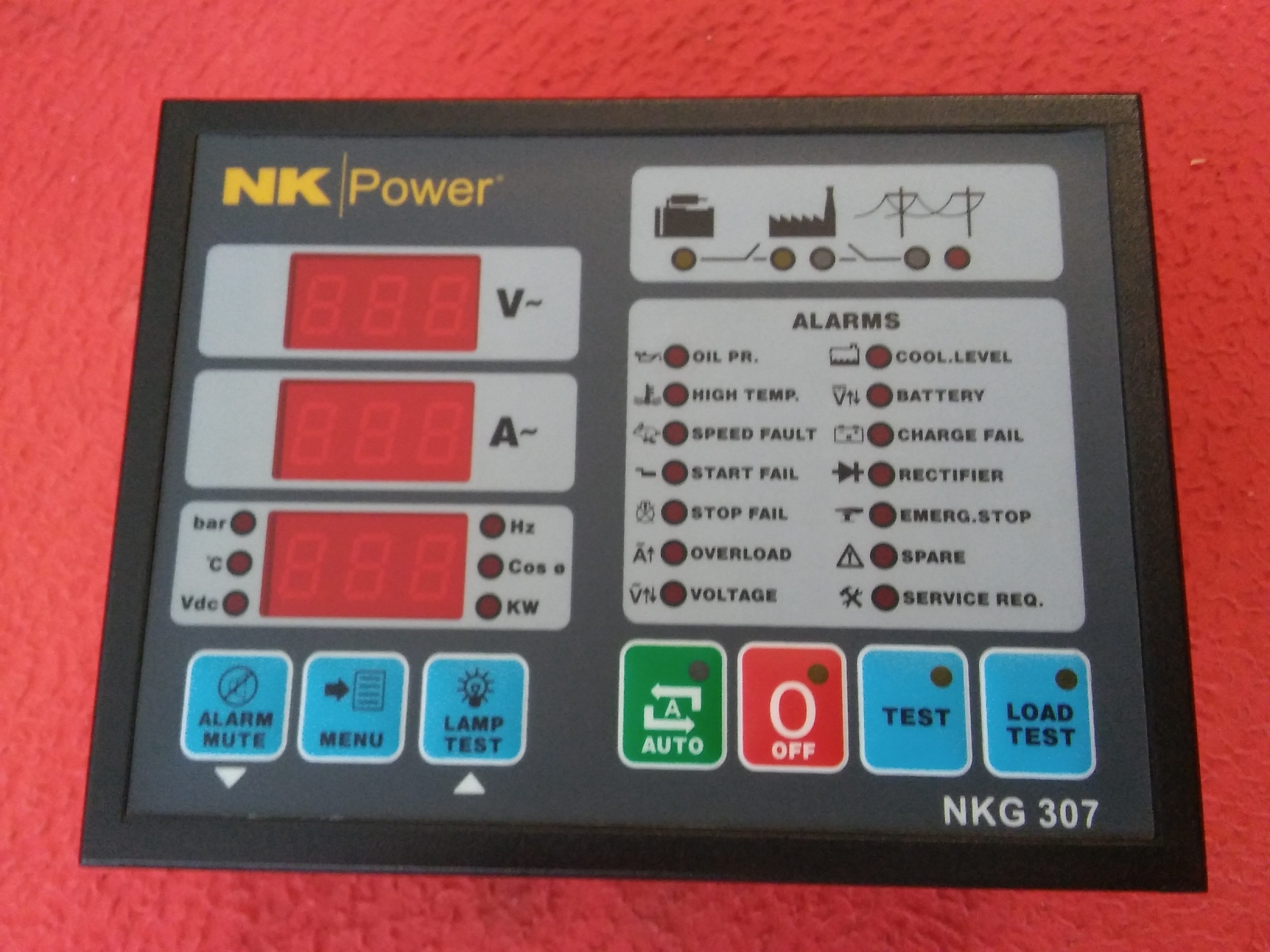 NK POWER DKG-307 NKG 307 JENERATÖR KONTROL PANELİ