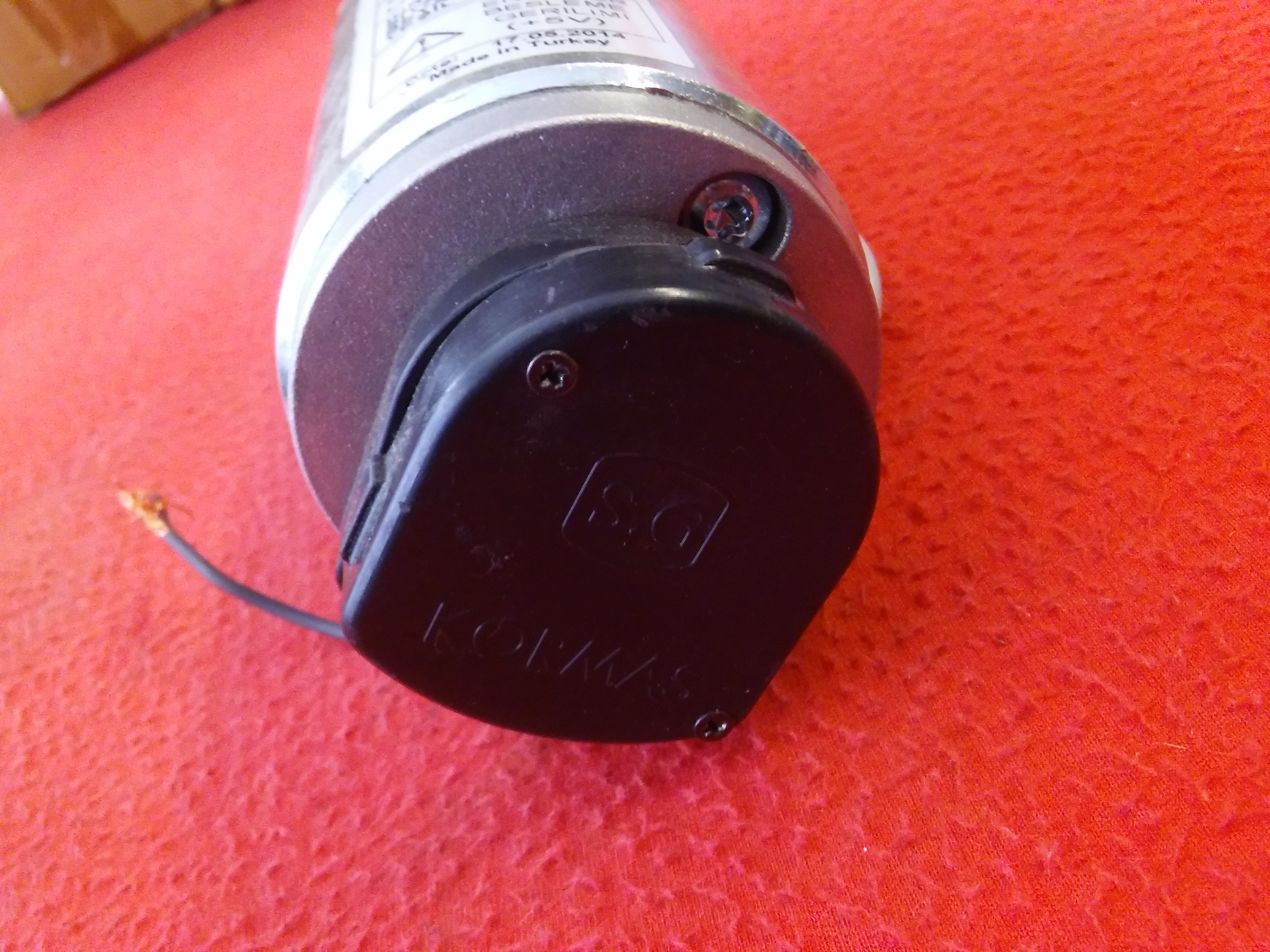 KORMAS CW-CCW VDC 24 RPM 230 631 034 30 REDİKTÖR MOTORU ENCODER Lİ 24V 67MM 