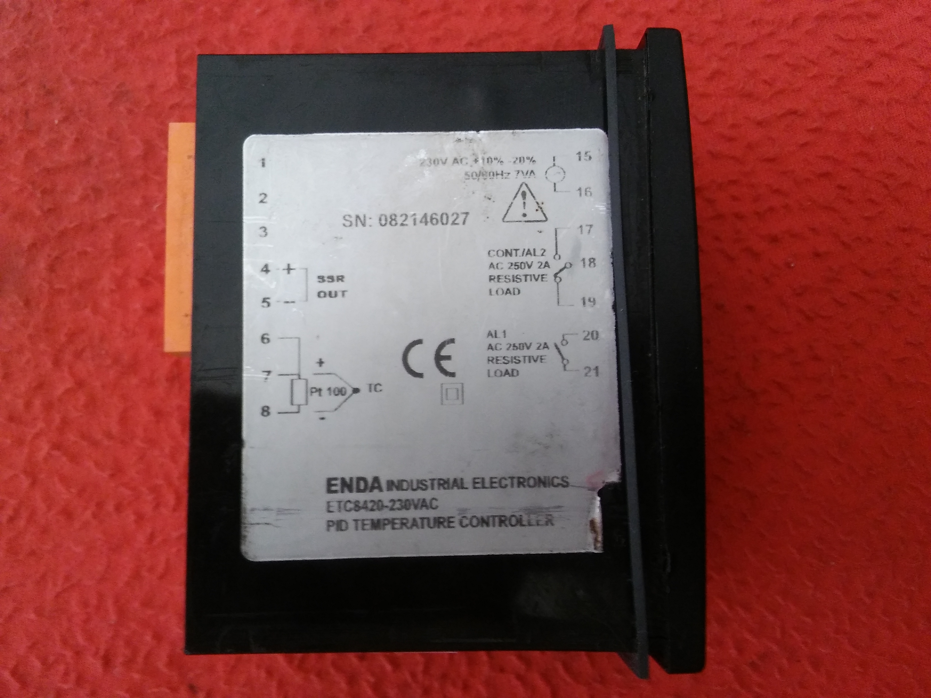 ENDA ETC8420 ETC8420-230VAC 2 KONTAKLI SSR OUT  ISI KONTROL