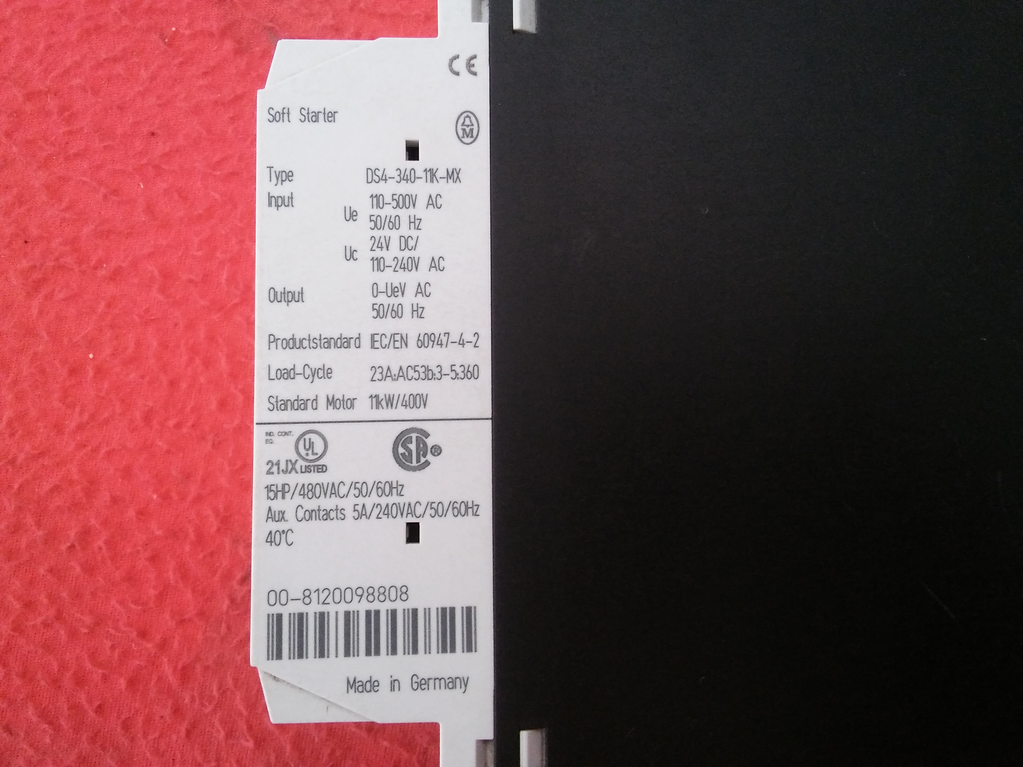 MOELLER DS4-340-11K-MX 11KW SOFT STARTER YUMUŞAK YOL VERME