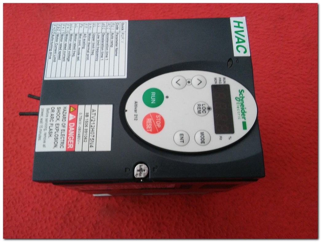 SCHNEİDER ATV212H075N4 ALTİVAR 212 0,75KW INPUT 380V HAVALANDIRMA SÜRÜCÜSÜ