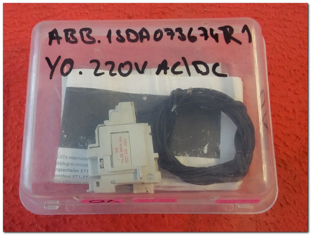 ABB 1SDA073674R1 YO 220VAC-DC TX1 TX2 TX3 TX4  ACTIRMA BOBİNİ