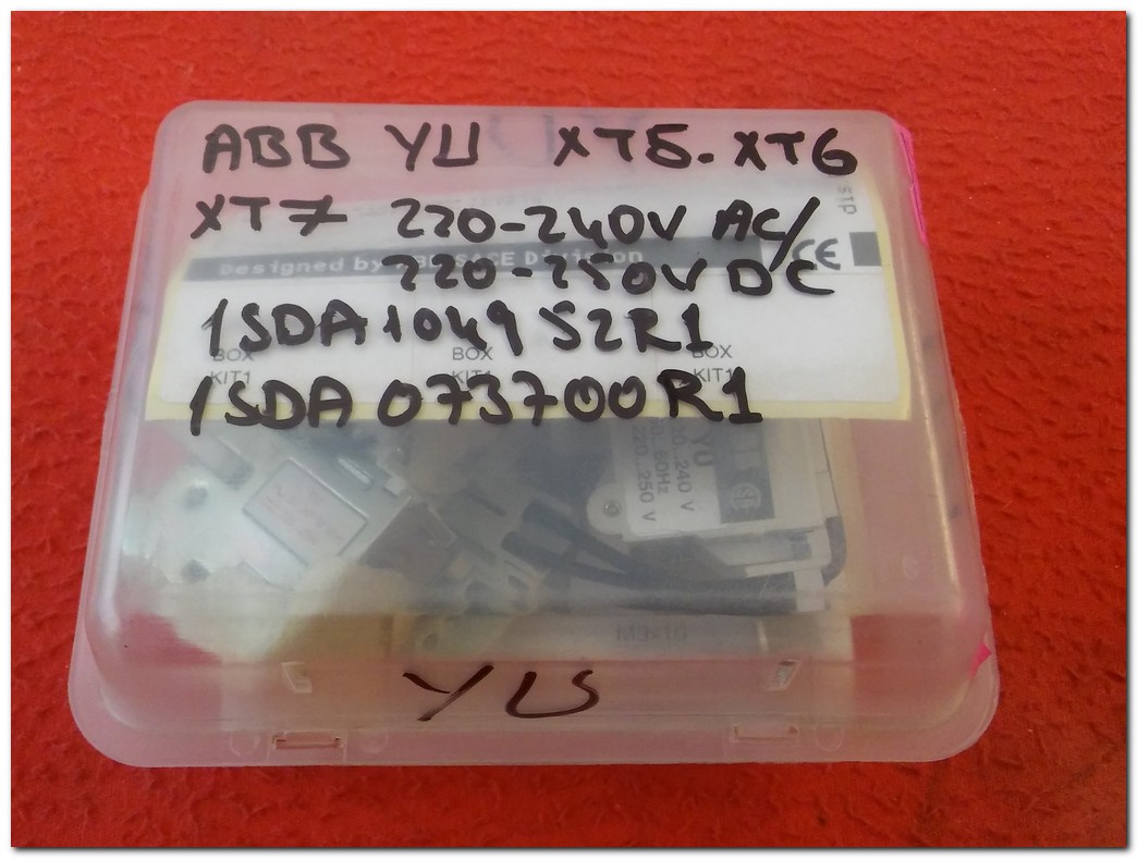ABB 1SDA104952R1 1SDA073700R1 YU XT5 XT6 XT7 220V DÜŞÜK GERİLİM BOBİNİ