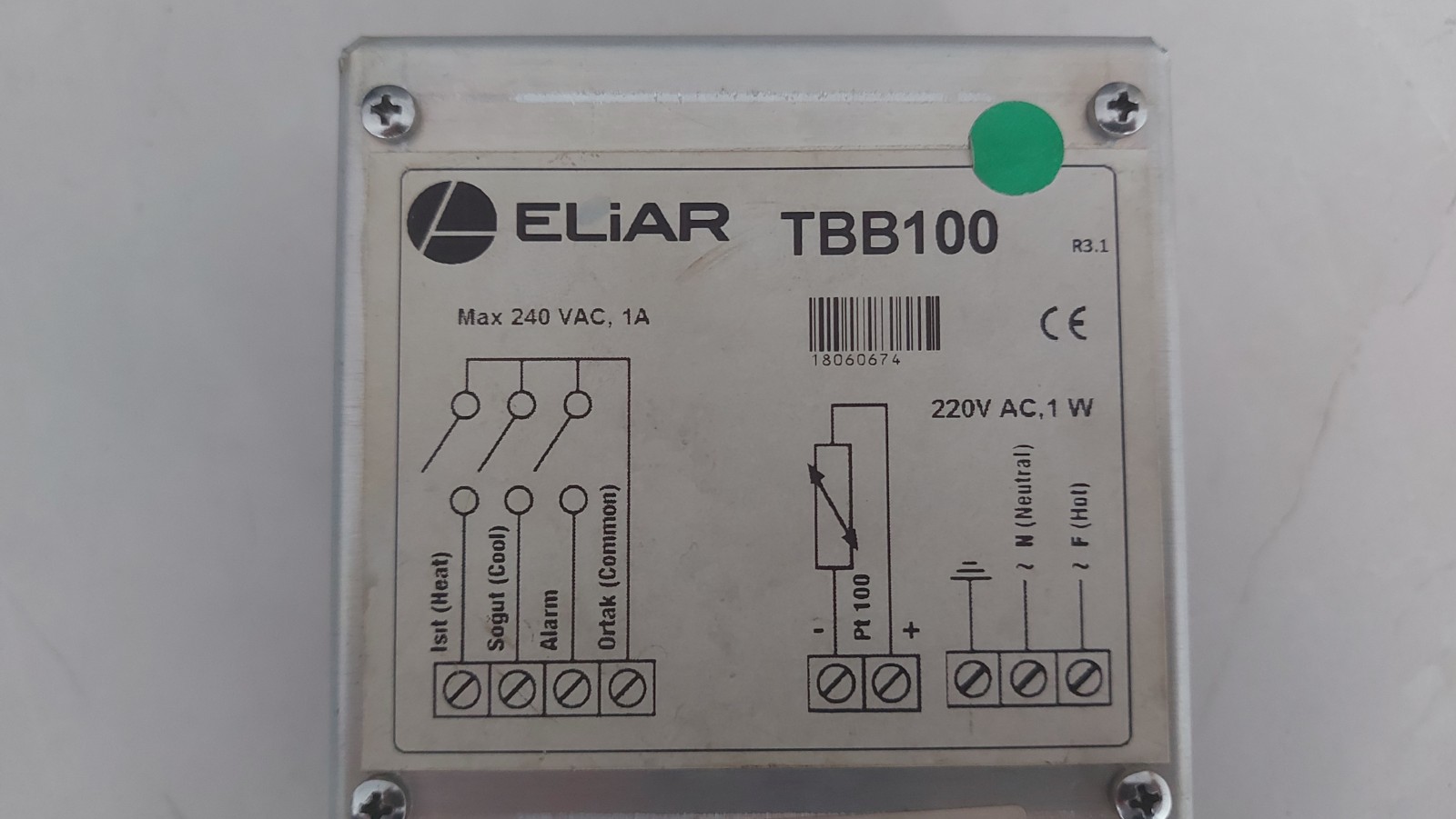 ELİAR TBB 100 TBB100 TBB-100 T100MC T100 T 100 PANEL