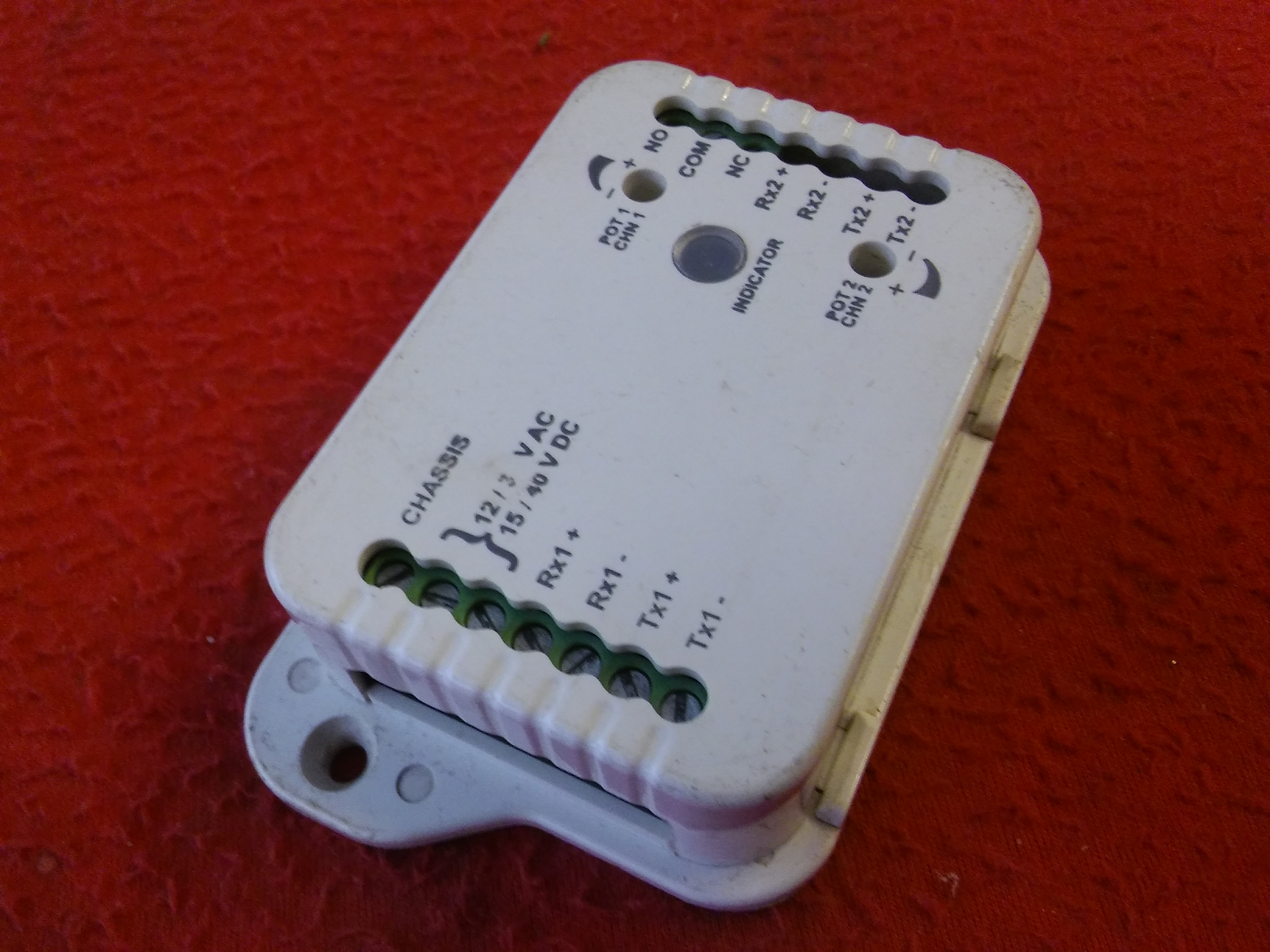 CHASSIS INDICATOR INPUT 12-30VAC VE 15-40VDC 1NO 1NC KONTAK CIKIŞLI İNDİKATÖR
