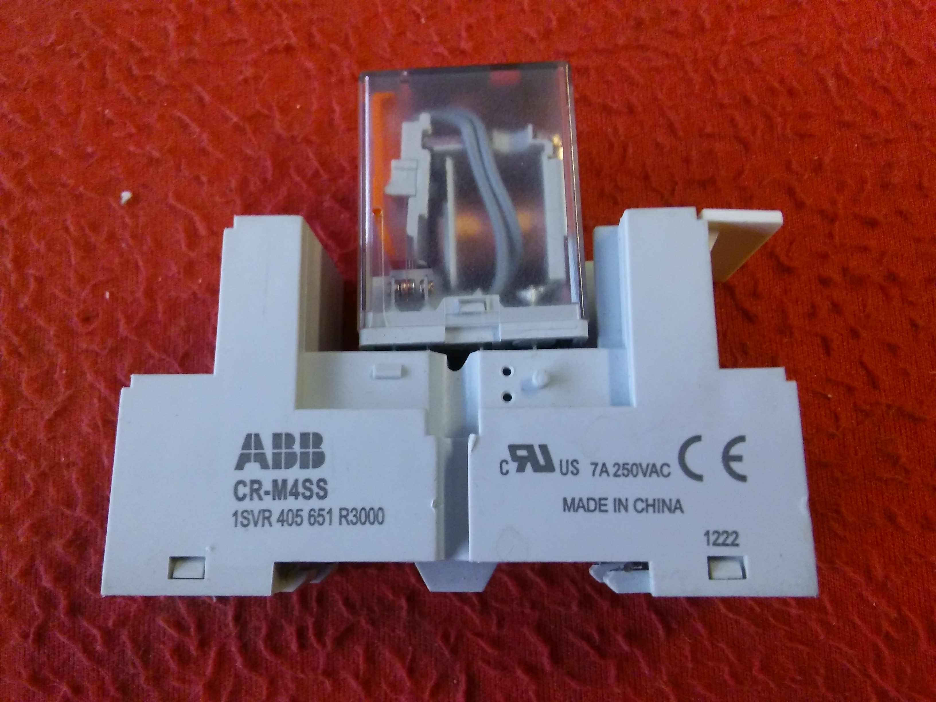 ABB CR-M230AC4 1SVR405613R3000 230VAC 4 KONTAKLI 14 PİMLİ CR-M4SS DİP SOKET