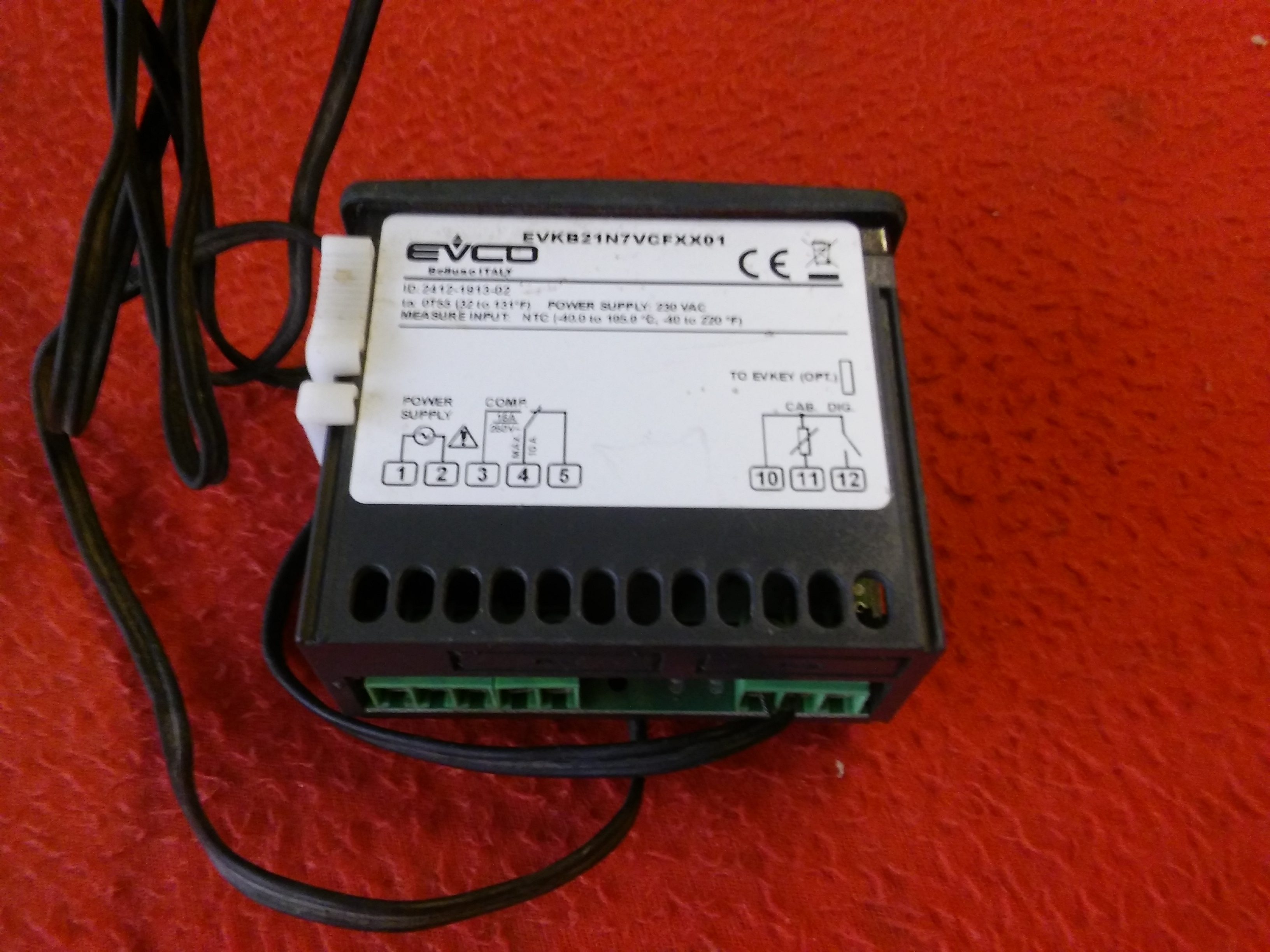 EVCO EVKB21N7 EVKB21N7VCFXX01 SOĞUK HAVA VE BUZDOLABI ISI KONTROL 