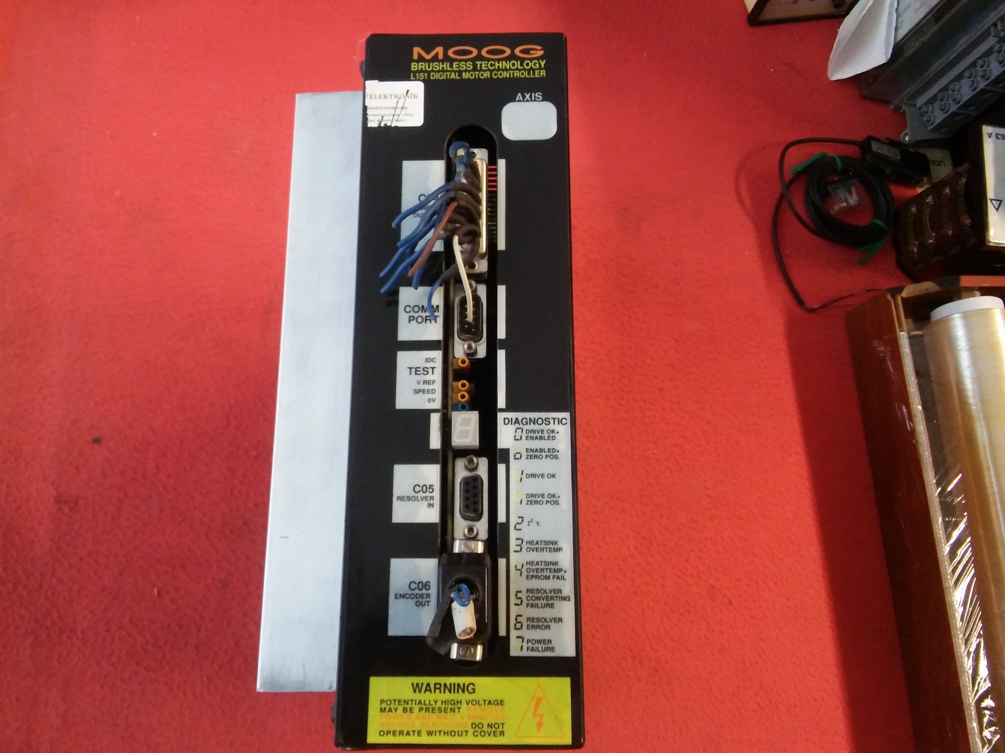 MOOG BRUSHLESS TECHNOLOGY L151-006 L337 L880 L151 MOOG SERVO SÜRÜCÜ
