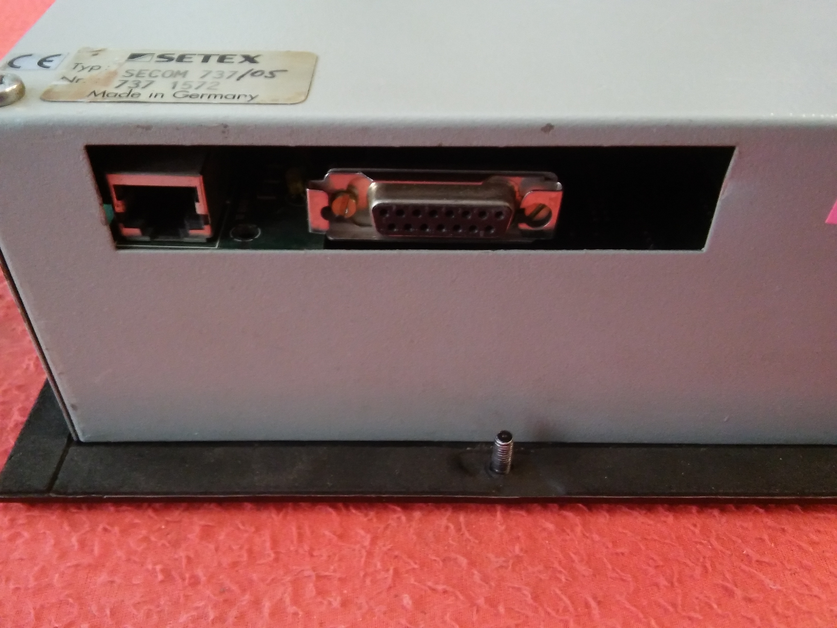 SETEX SECOM 737/05 737 1572 T737 OPARETÖR PANEL